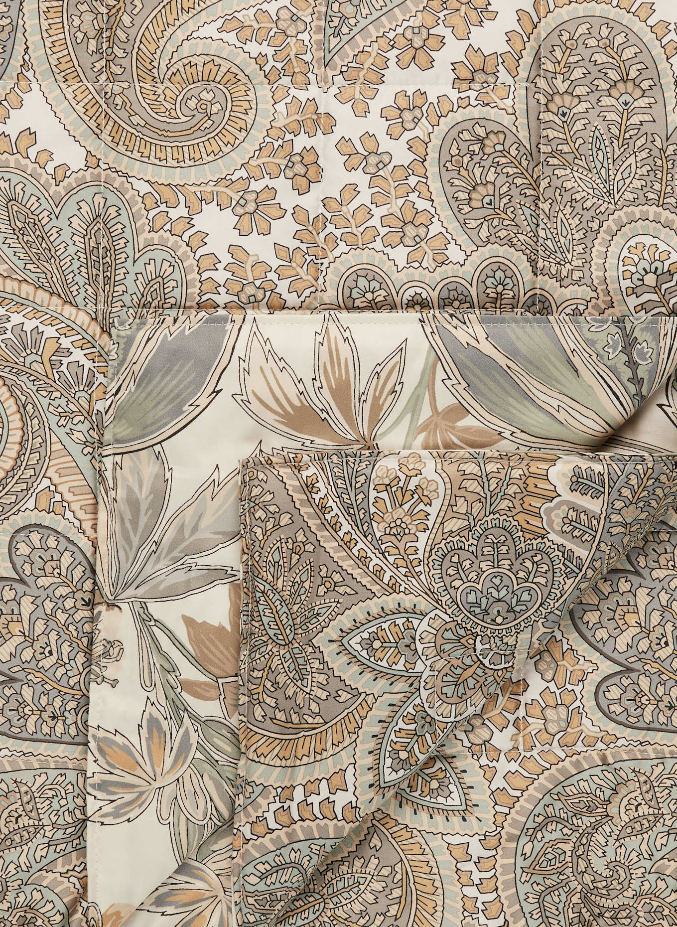 ETRO Home Narzuta na łóżko: KREMOWY / BEŻOWY / SZARONIEBIESKI