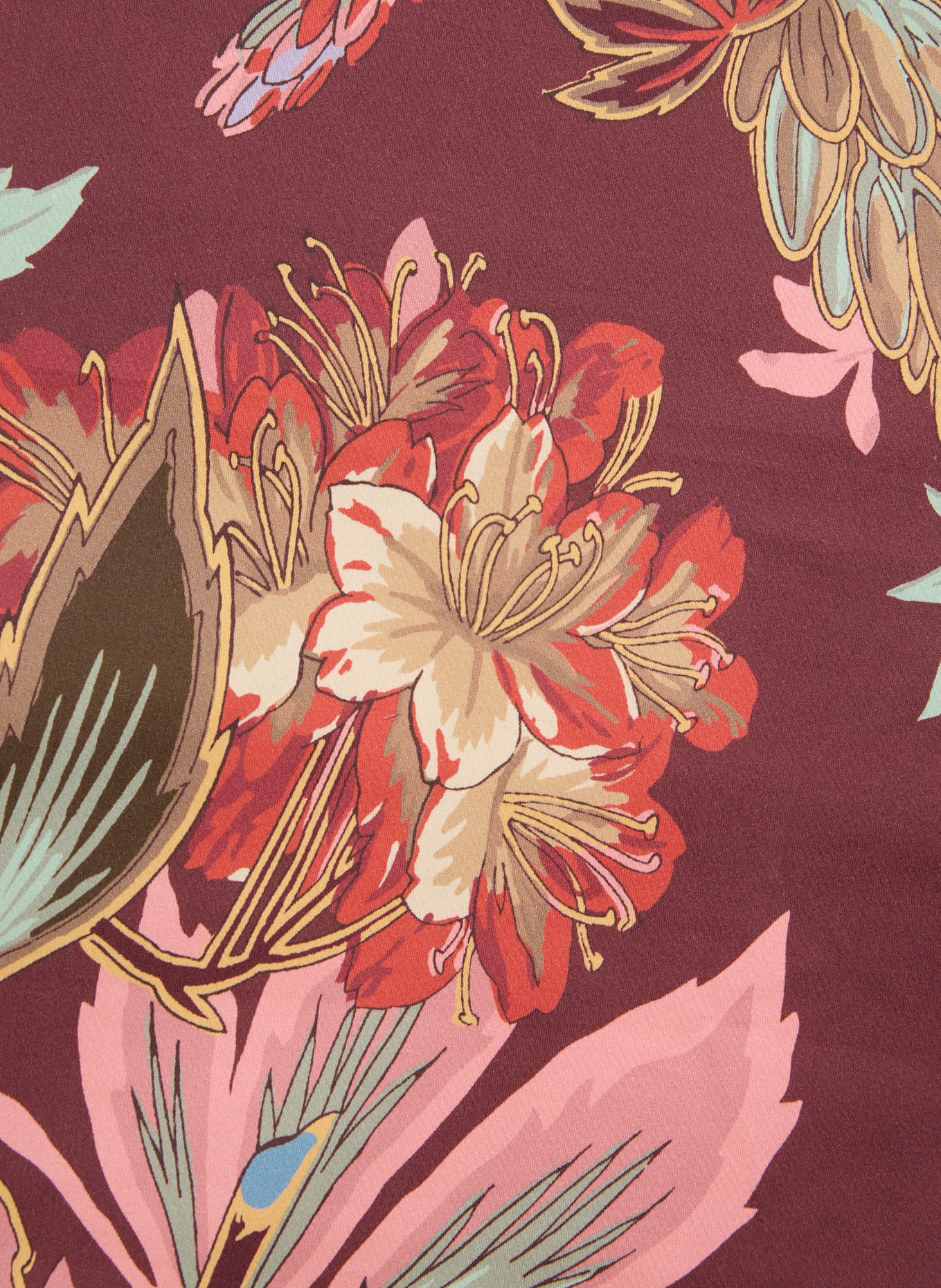 ETRO Home Narzuta na łóżko: CIEMNOBRĄZOWY / CIEMNOCZERWONY / MIĘTOWY