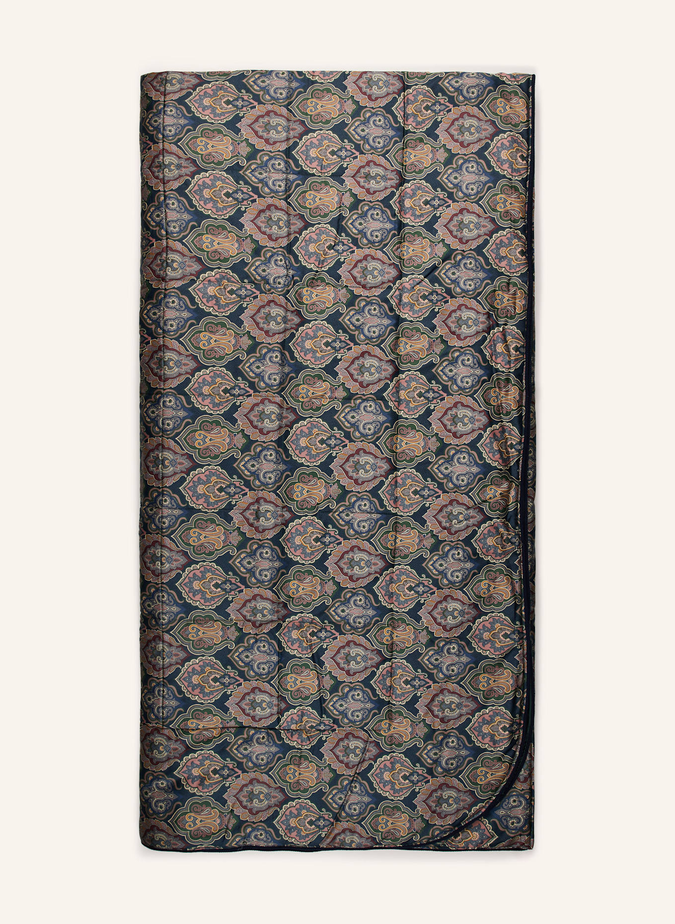 ETRO Home Narzuta na łóżko: CIEMNOZIELONY / NIEBIESKI / RÓŻOWY