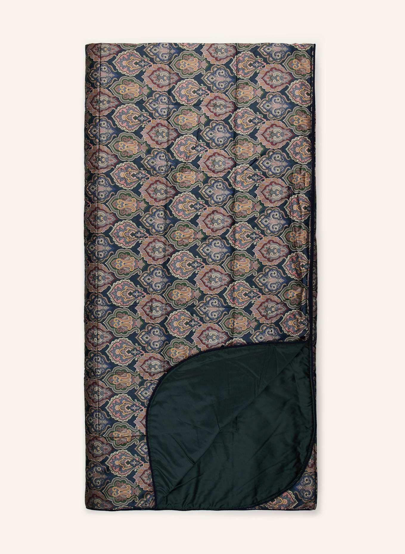 ETRO Home Narzuta na łóżko: CIEMNOZIELONY / NIEBIESKI / RÓŻOWY