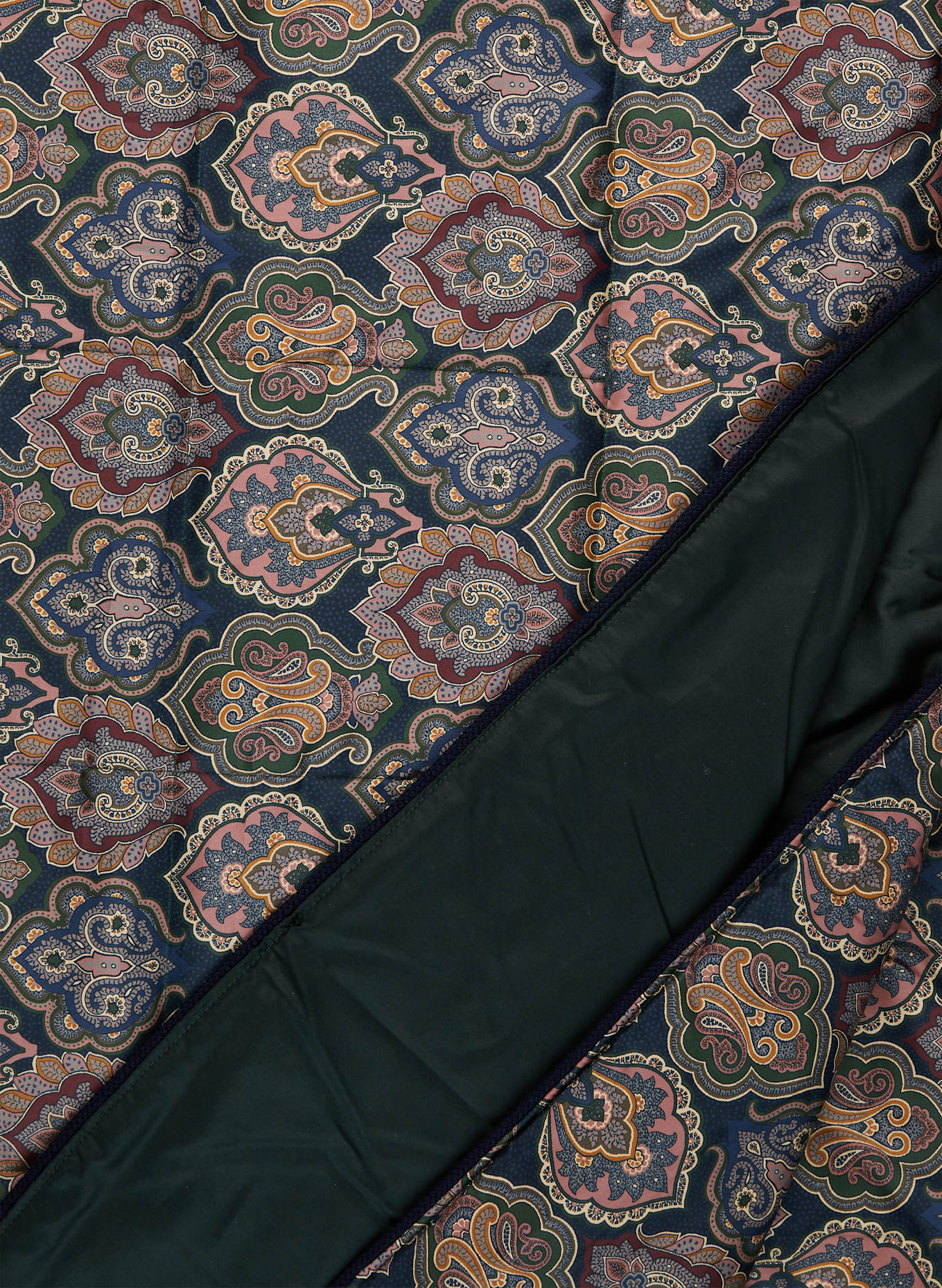 ETRO Home Narzuta na łóżko: CIEMNOZIELONY / NIEBIESKI / RÓŻOWY