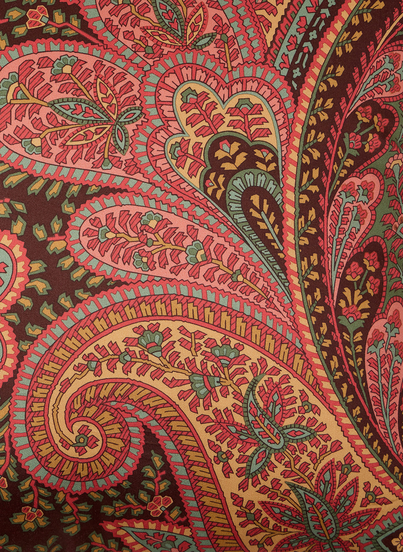 ETRO Home Dekoracyjna poduszka: CIEMNOCZERWONY / RÓŻOWY / MIĘTOWY