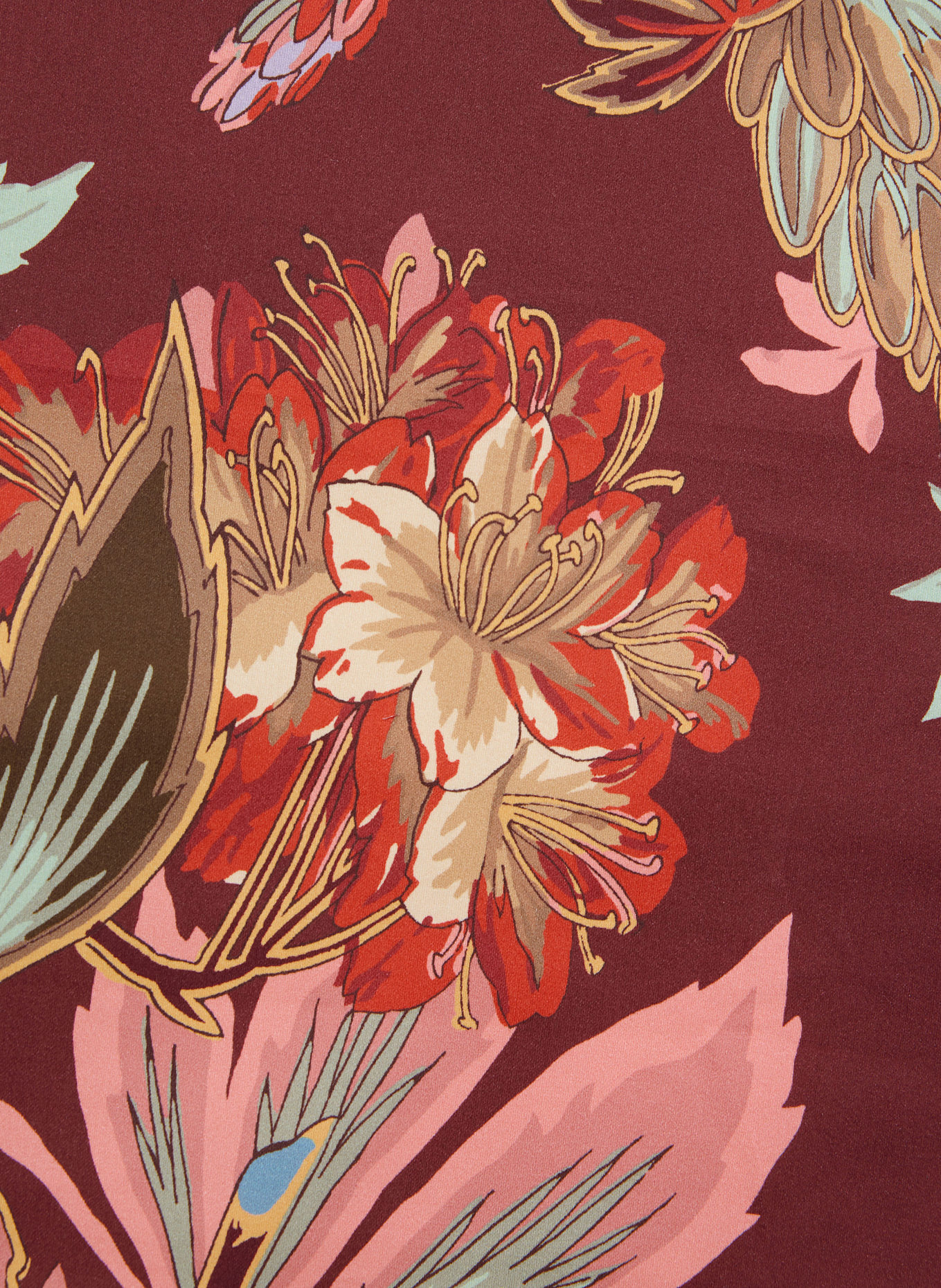 ETRO Home Dekoracyjna poduszka: CIEMNOCZERWONY / RÓŻOWY / MIĘTOWY