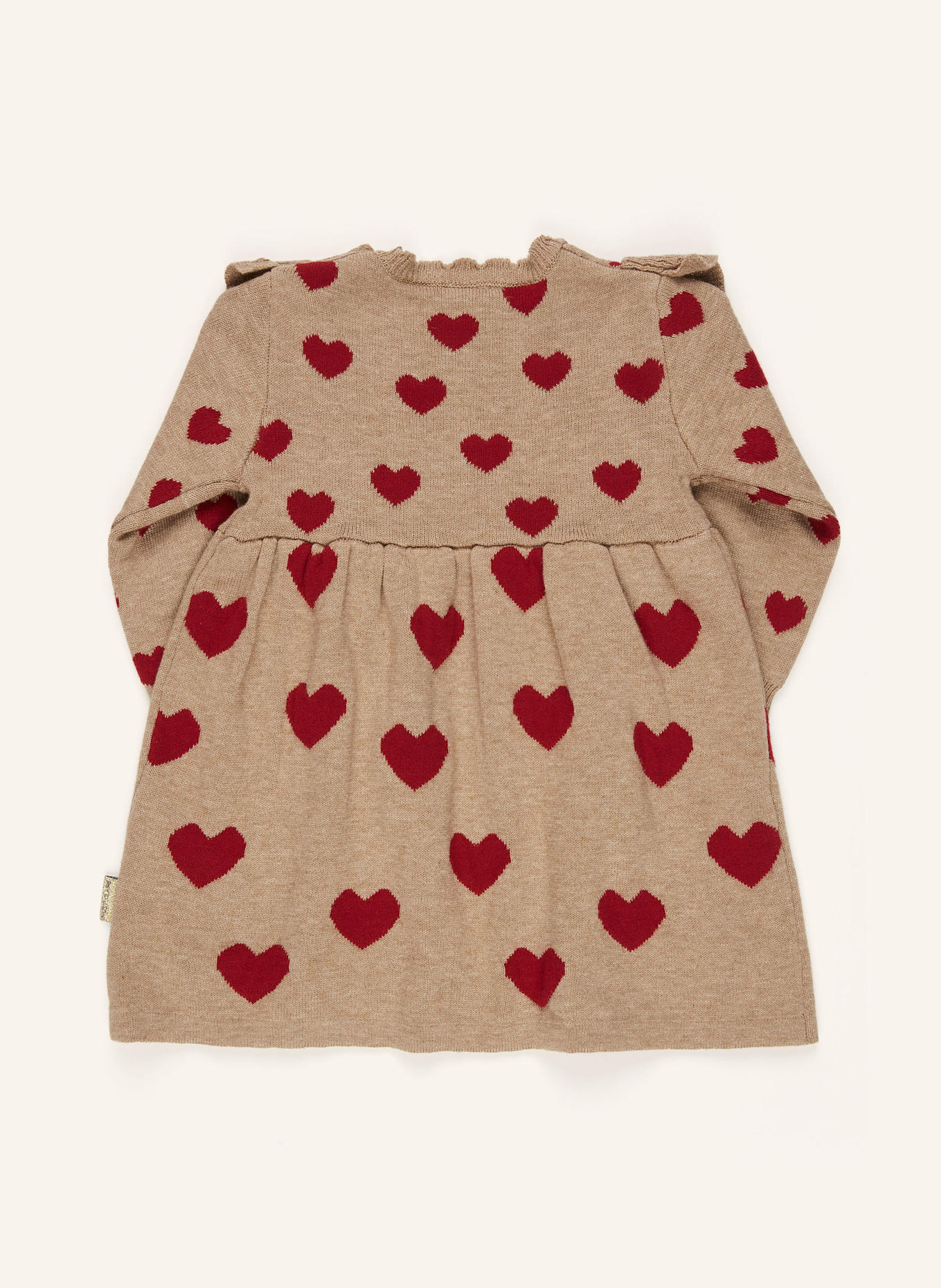 HUST and CLAIRE Strickkleid HCKRISTEL: CAMEL / ROT