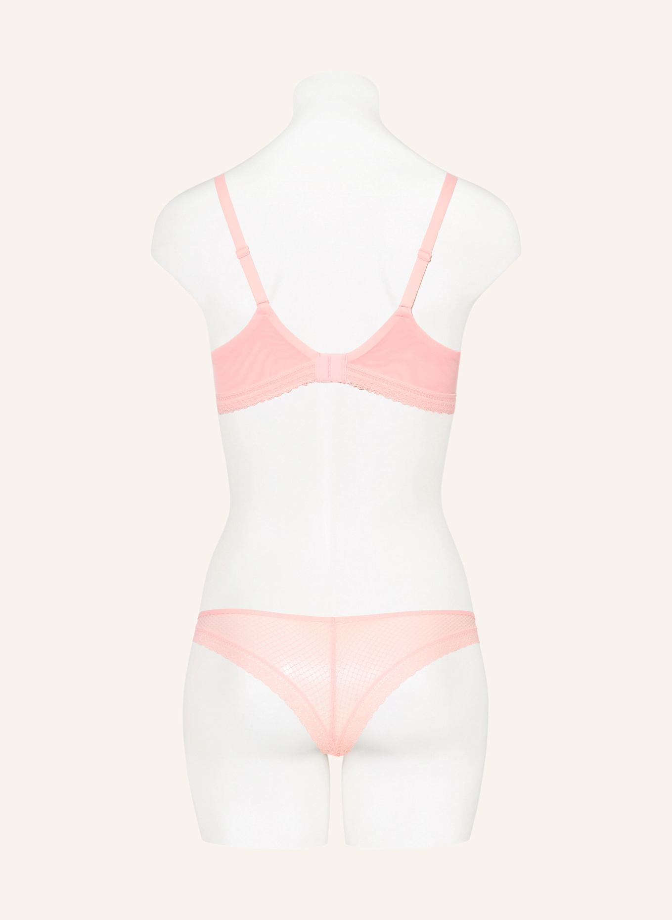 CHANTELLE Molded cup bra ROMANCE: SALMON