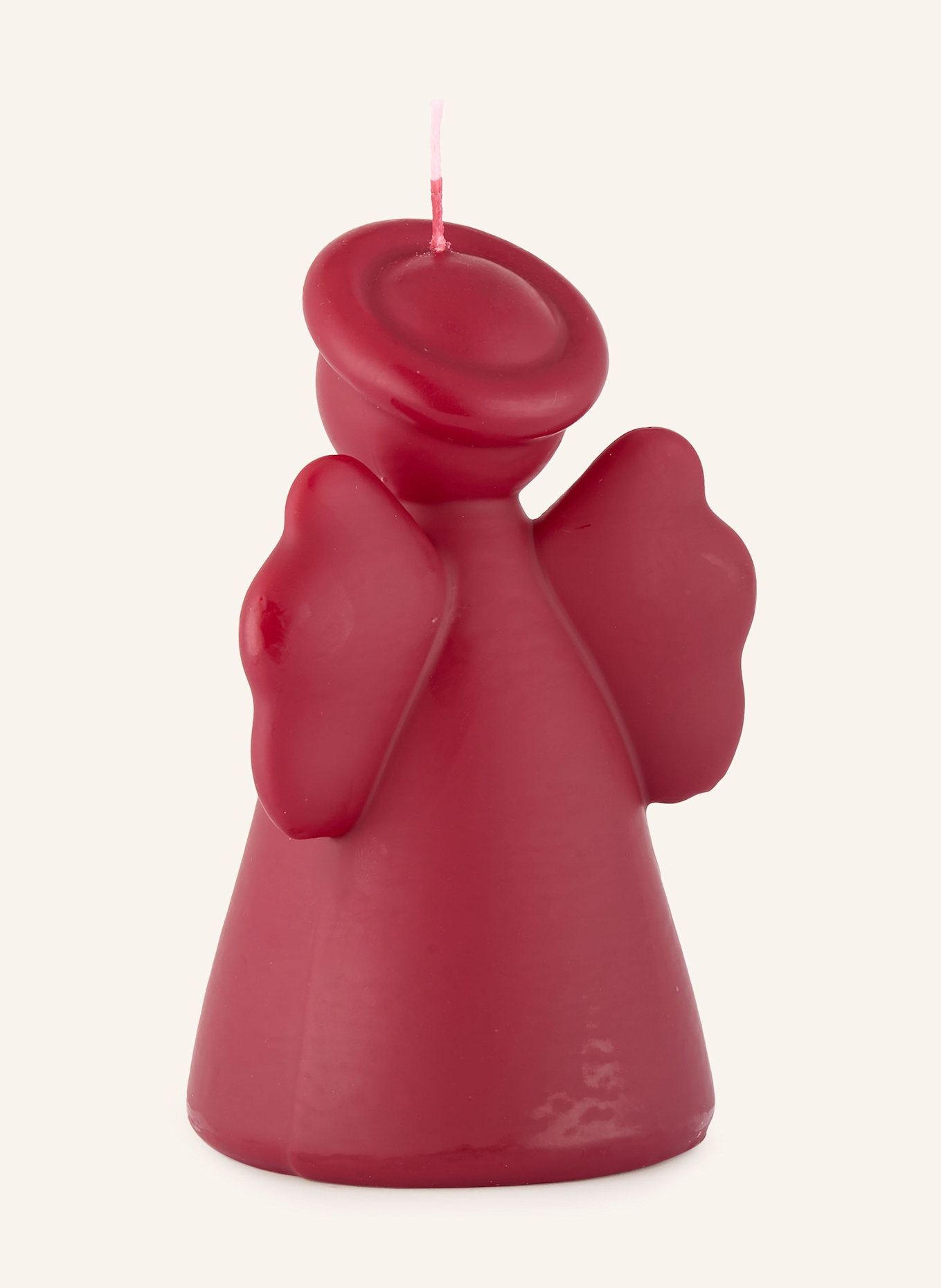 BROSTE COPENHAGEN Kerze ANGEL SCULPTURE: DUNKELROT