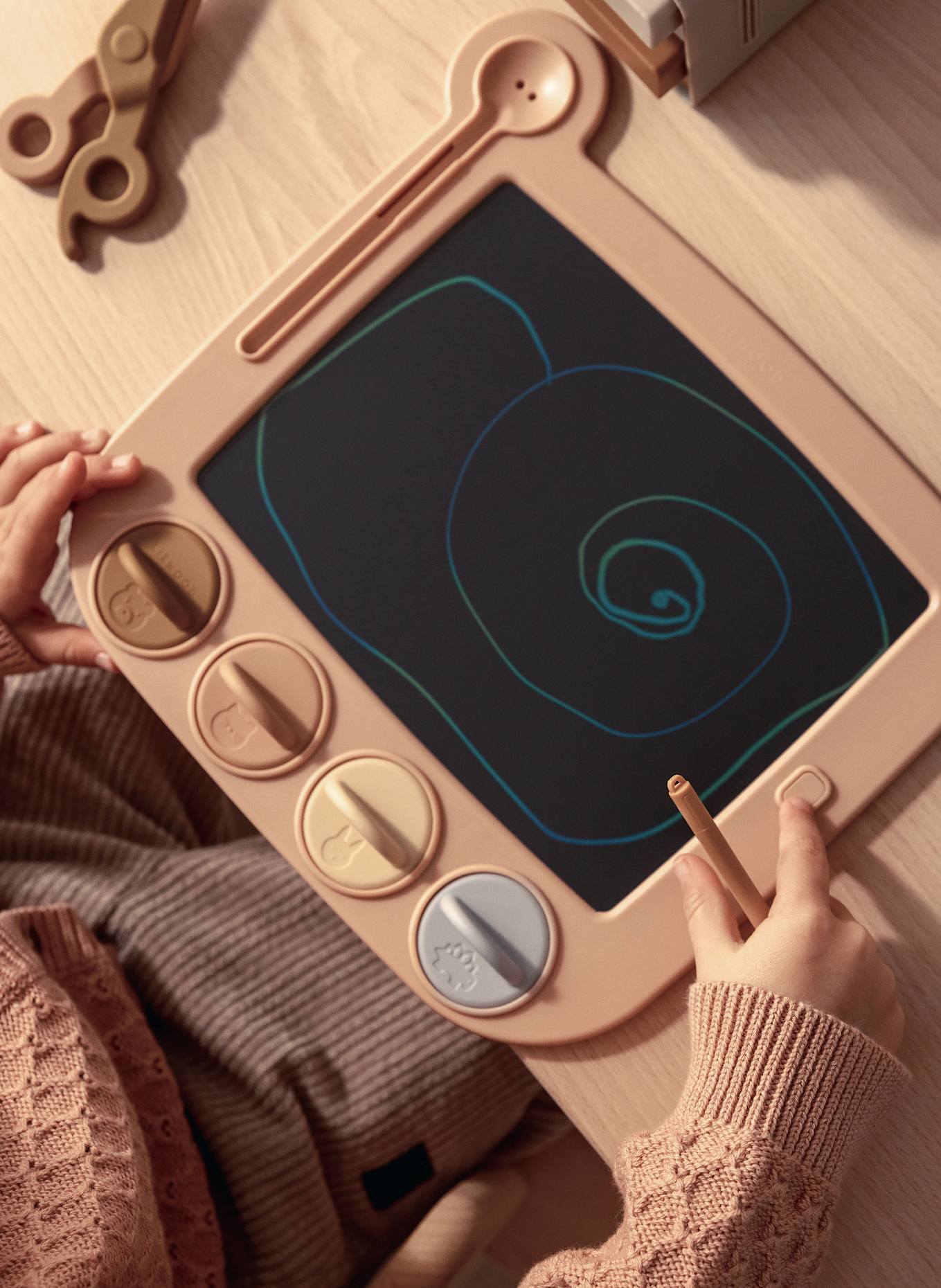 LIEWOOD Tableau LCD VENZORA: ORANGE CLAIR