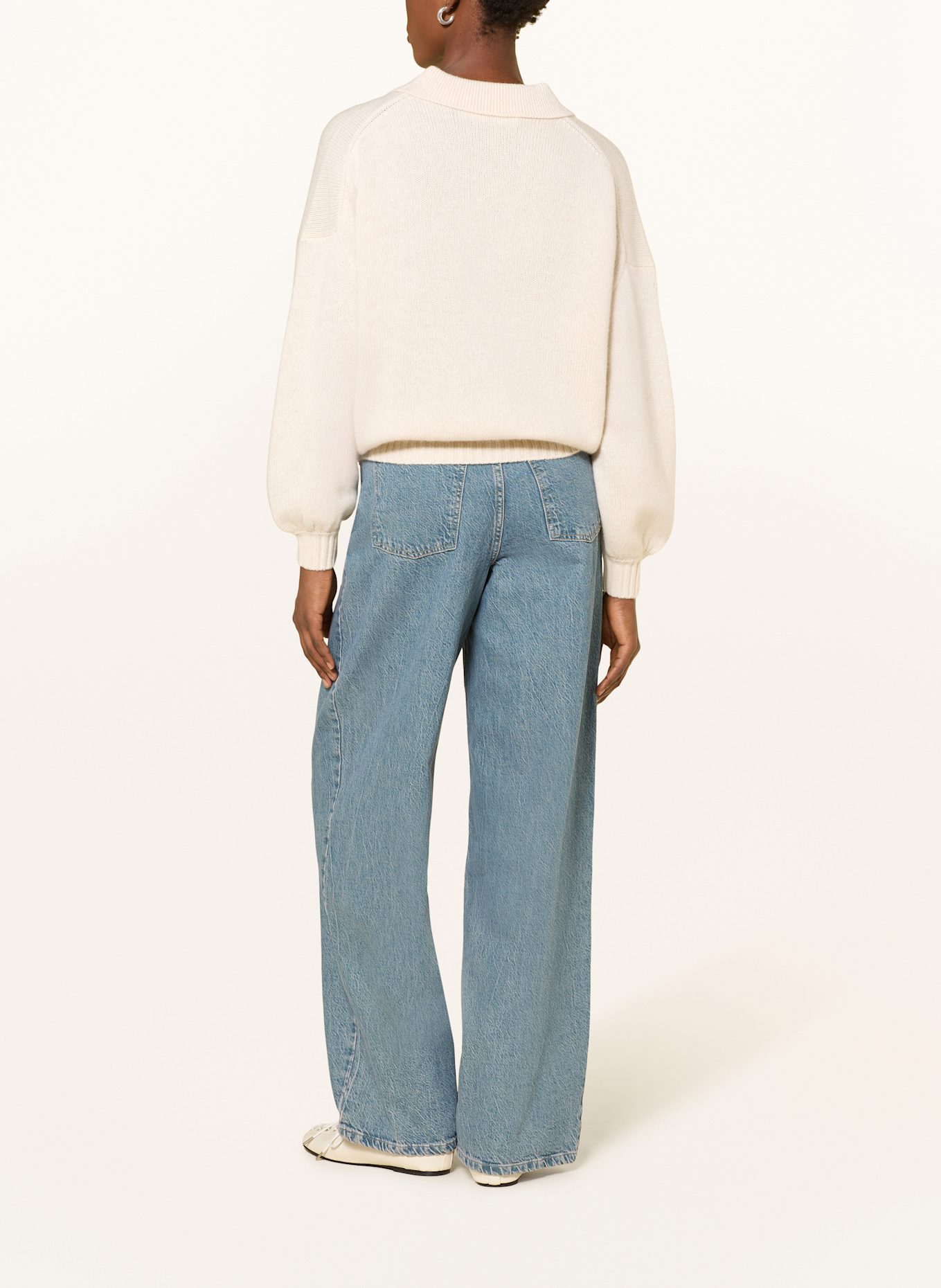 LADNERI Cashmere sweater NIA: CREAM