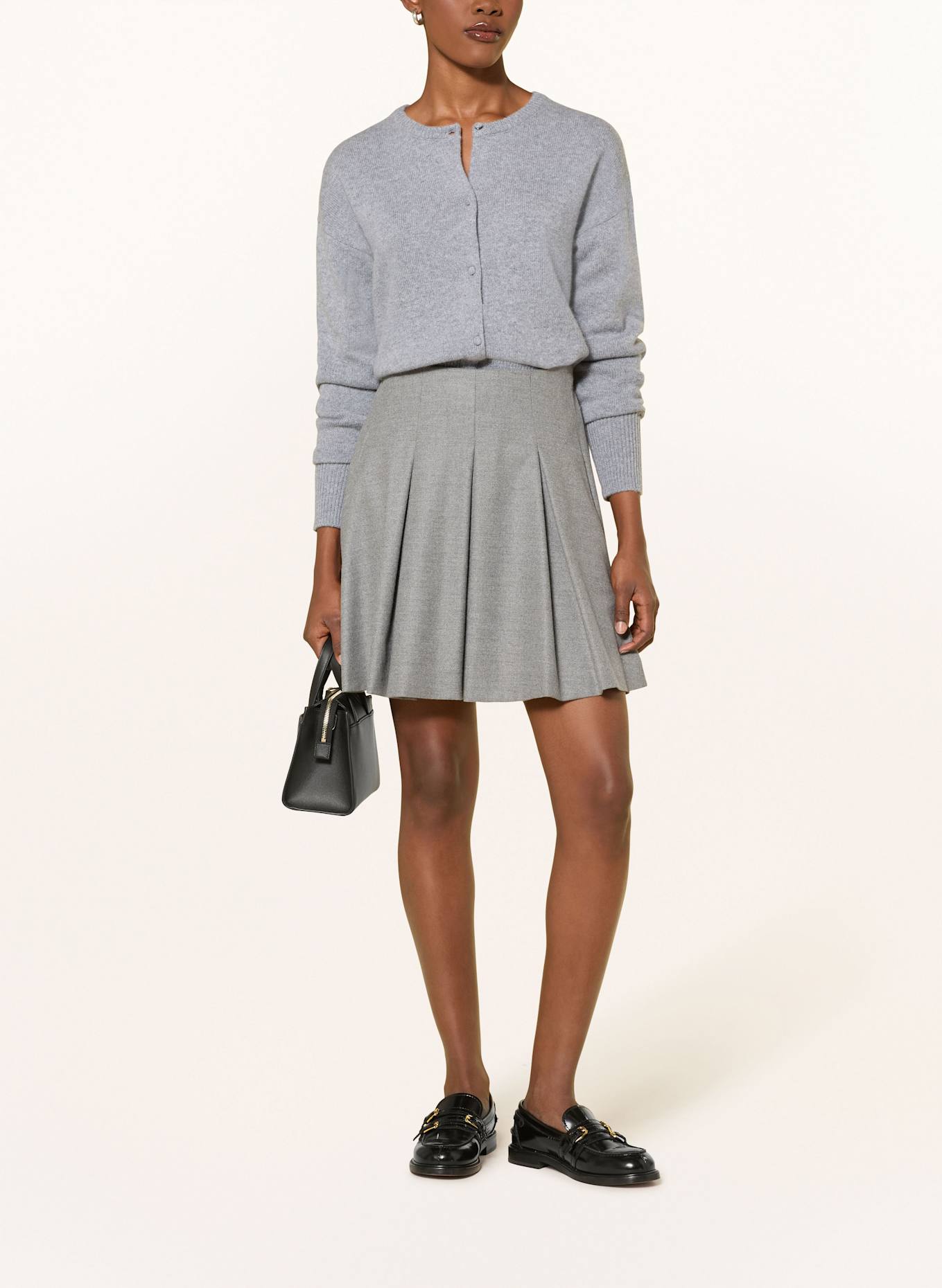 LADNERI Strickjacke NOEMIE aus Cashmere: GRAU