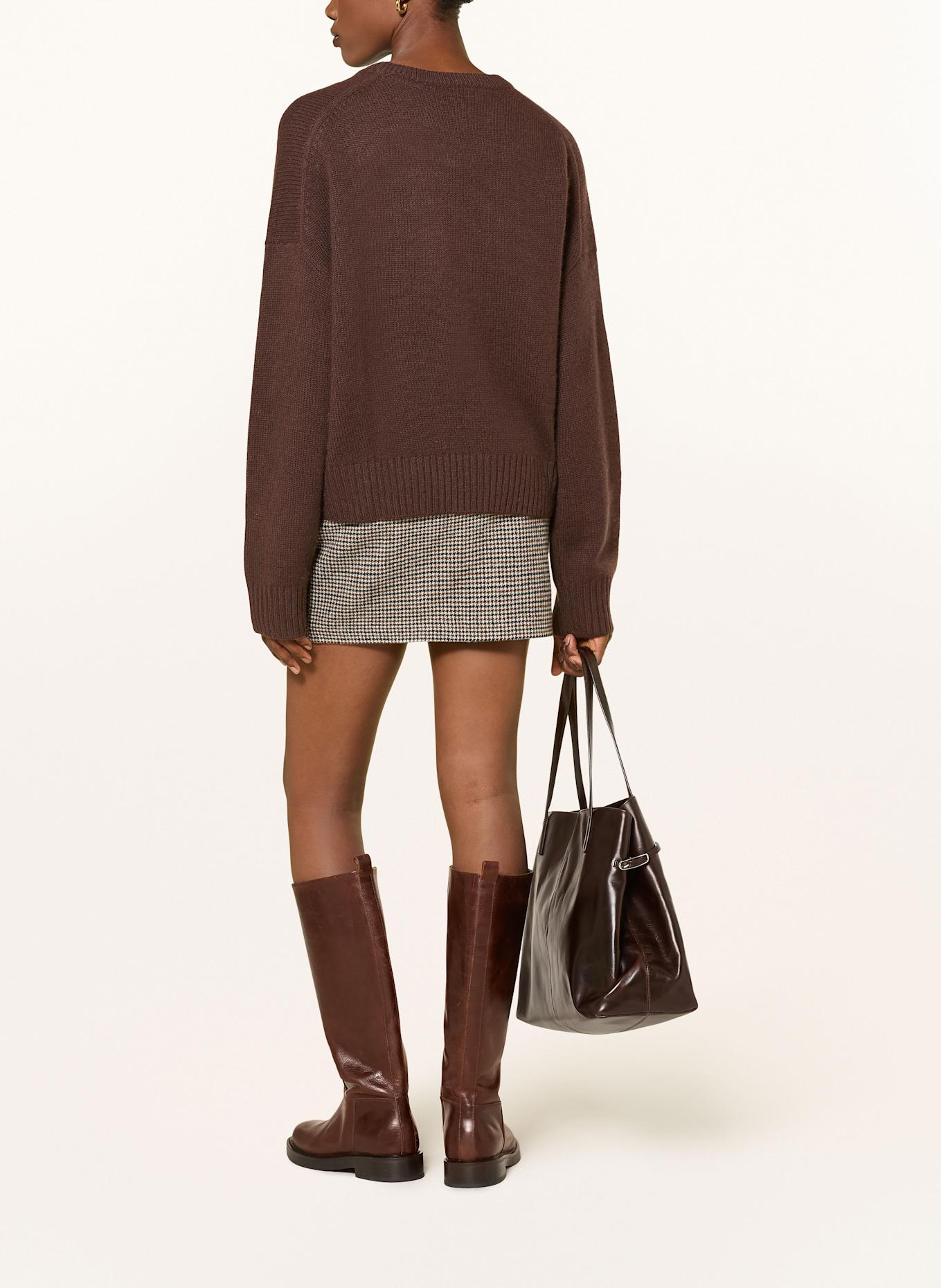 LADNERI Cashmere-Pullover SLUSH: DUNKELBRAUN