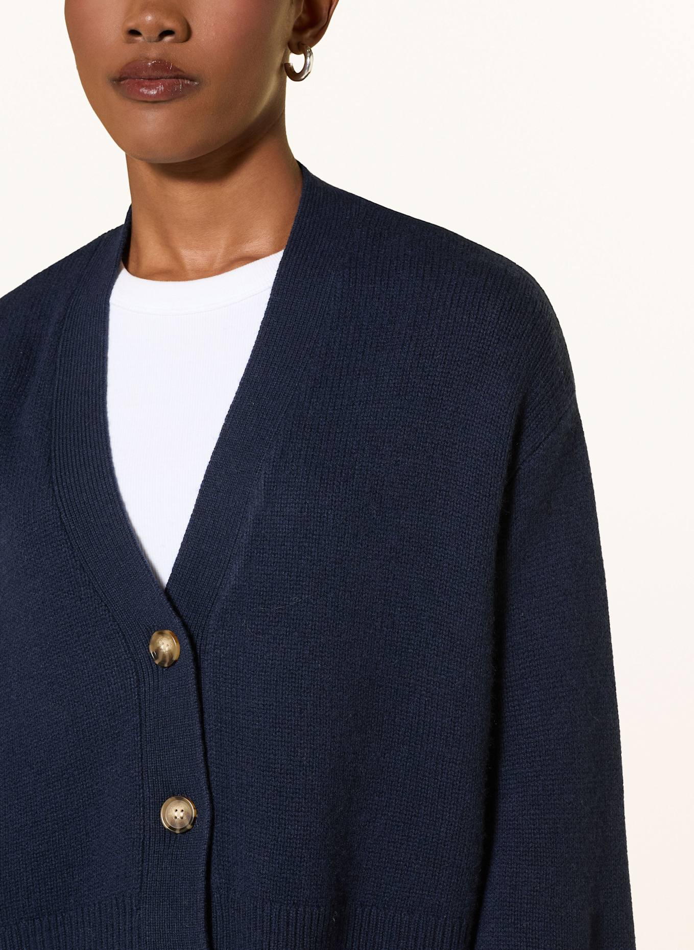 LADNERI Strickjacke PAIX NEXT mit Cashmere: DUNKELBLAU