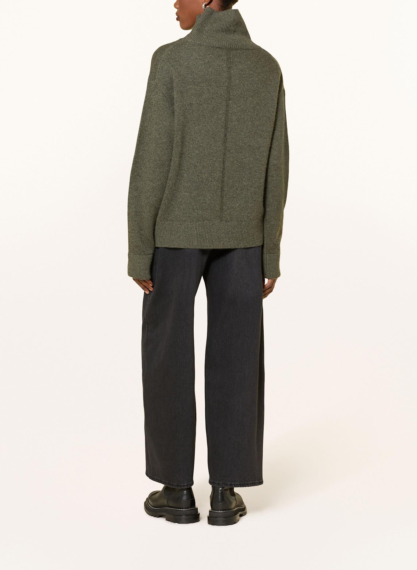 LADNERI Rollkragen JARDIN NEXT aus Cashmere: OLIV