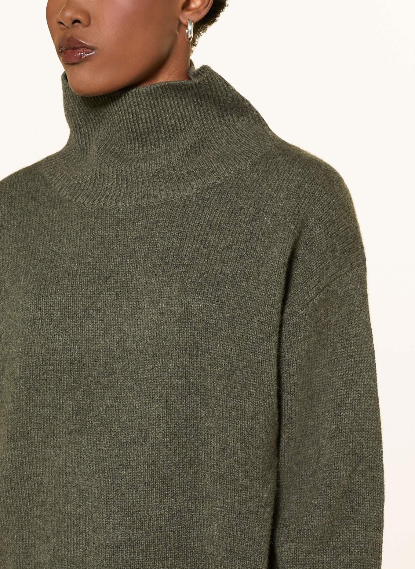 LADNERI Rollkragen JARDIN NEXT aus Cashmere: OLIV