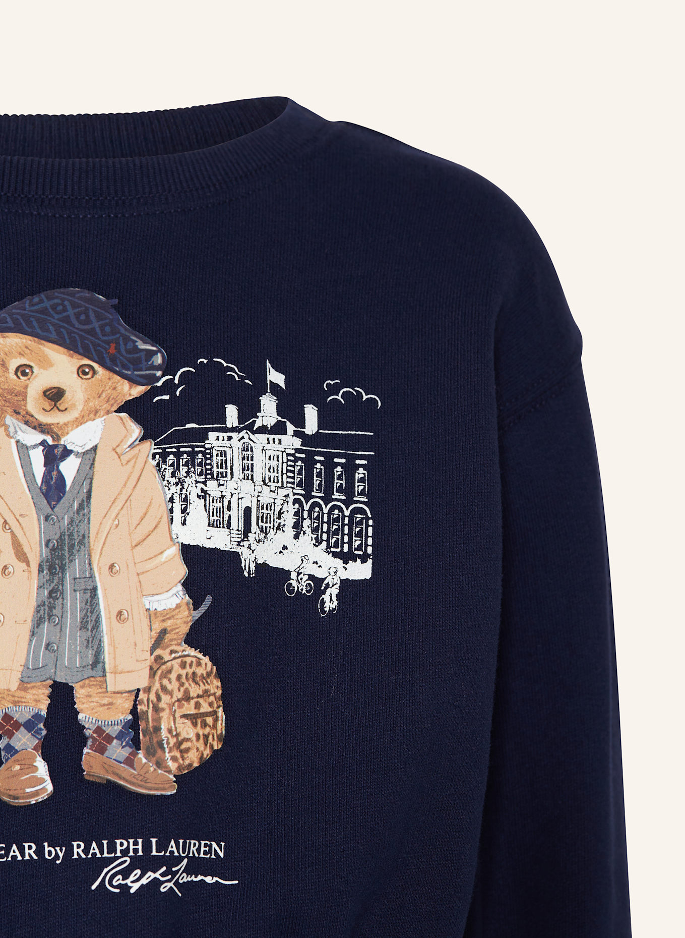 POLO RALPH LAUREN Sweatkleid: DUNKELBLAU