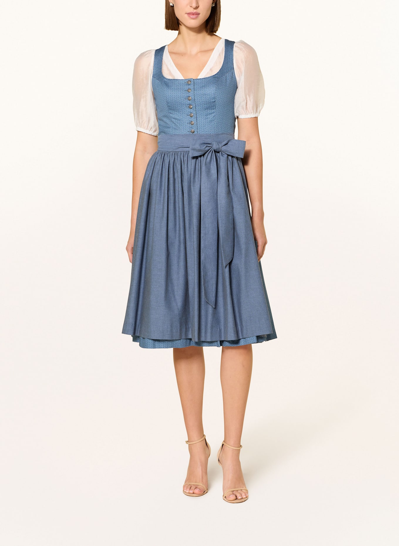 Hammerschmid Dirndl KOFLERSEE: BLAU / HELLBLAU