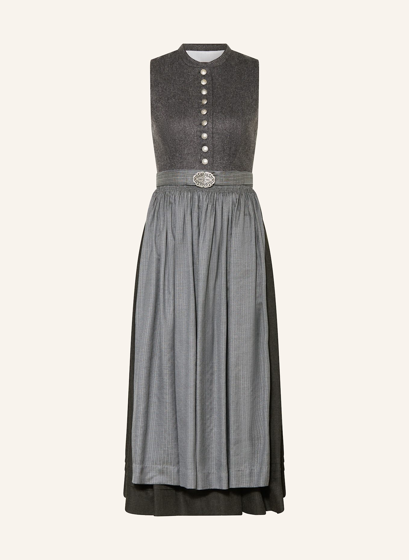 Hammerschmid Dirndl ATTERSEE: GRAU / DUNKELGRAU