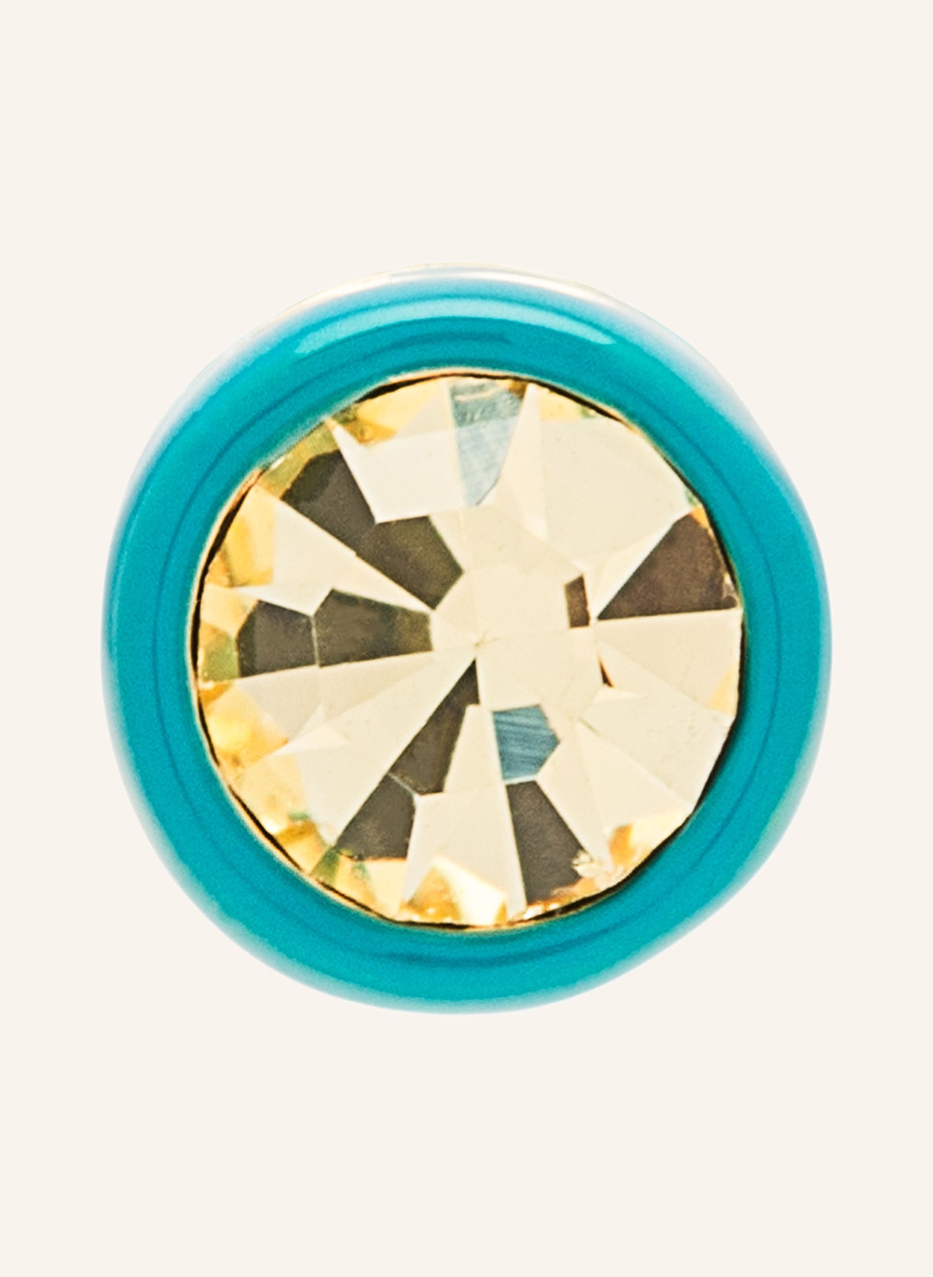 LULU Copenhagen Puzetové náušnice GALA CRYSTAL: ZLATÁ