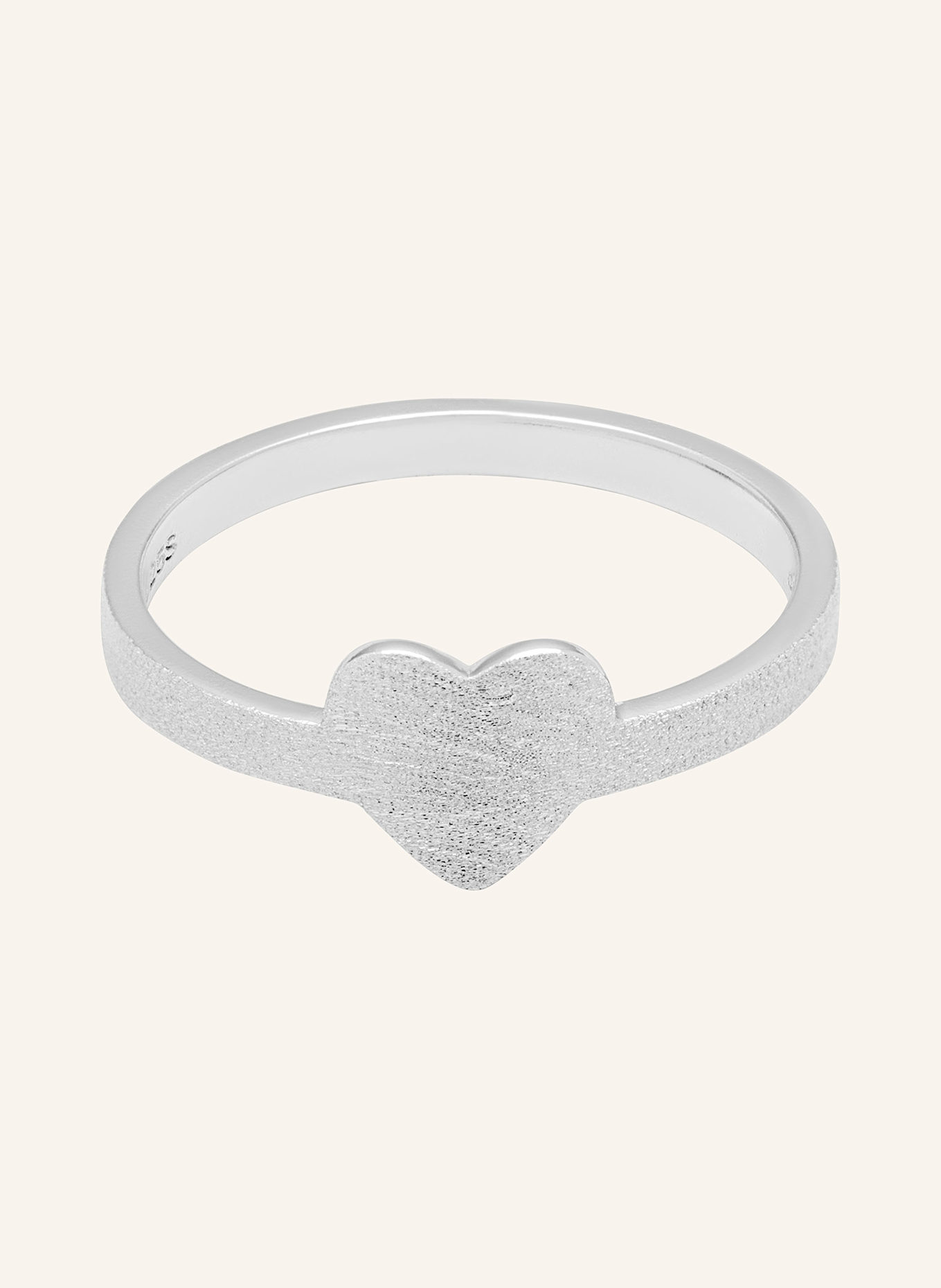 LULU Copenhagen Pierścionek LOVE: SREBRNY
