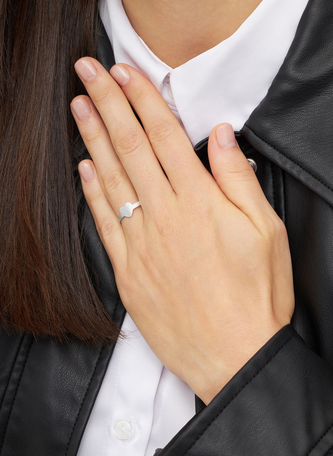 LULU Copenhagen Pierścionek LOVE: SREBRNY