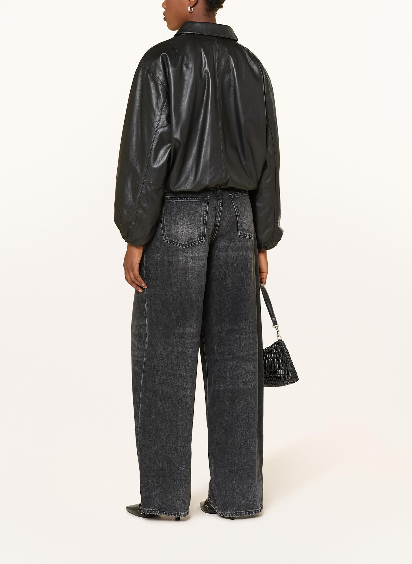 HAIKURE Wide Leg Jeans BETHANY: L0902 AUTHENTIC BLACK WASH