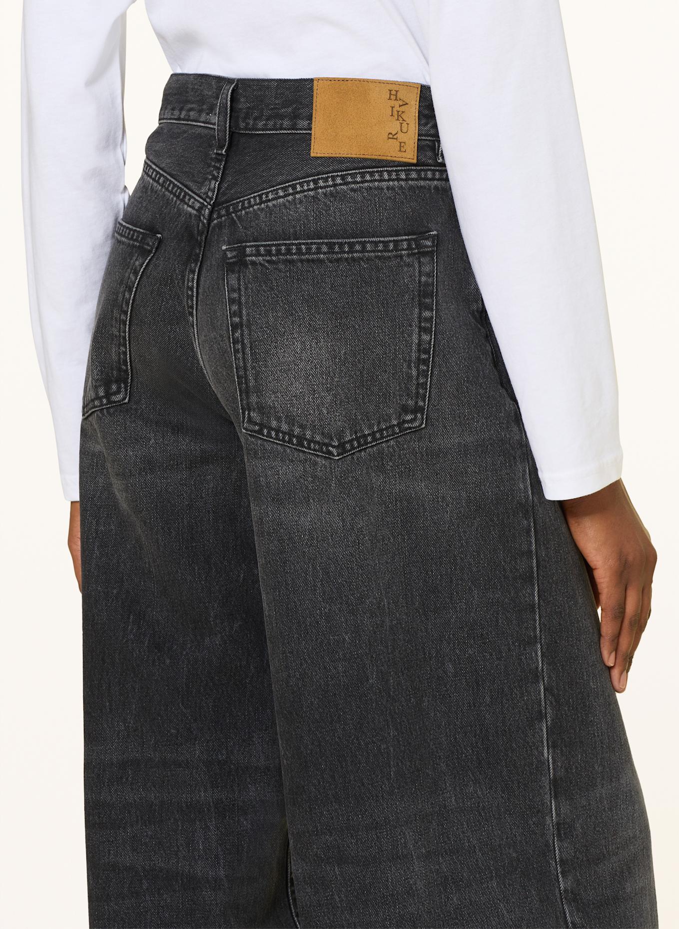 HAIKURE Wide Leg Jeans BETHANY: L0902 AUTHENTIC BLACK WASH