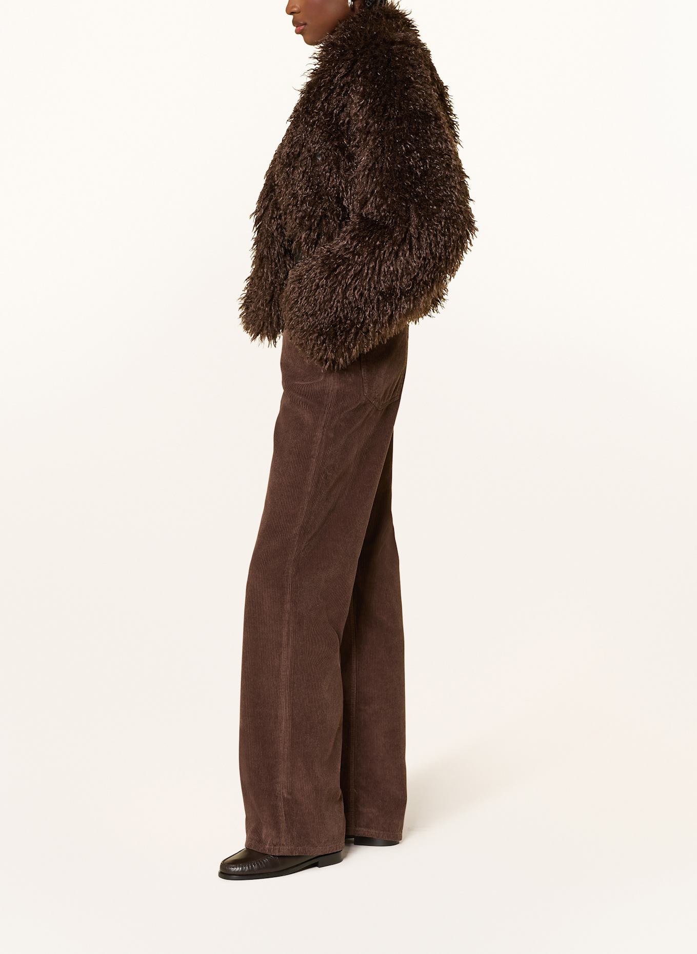 HAIKURE Cordhose KOREA: DUNKELBRAUN