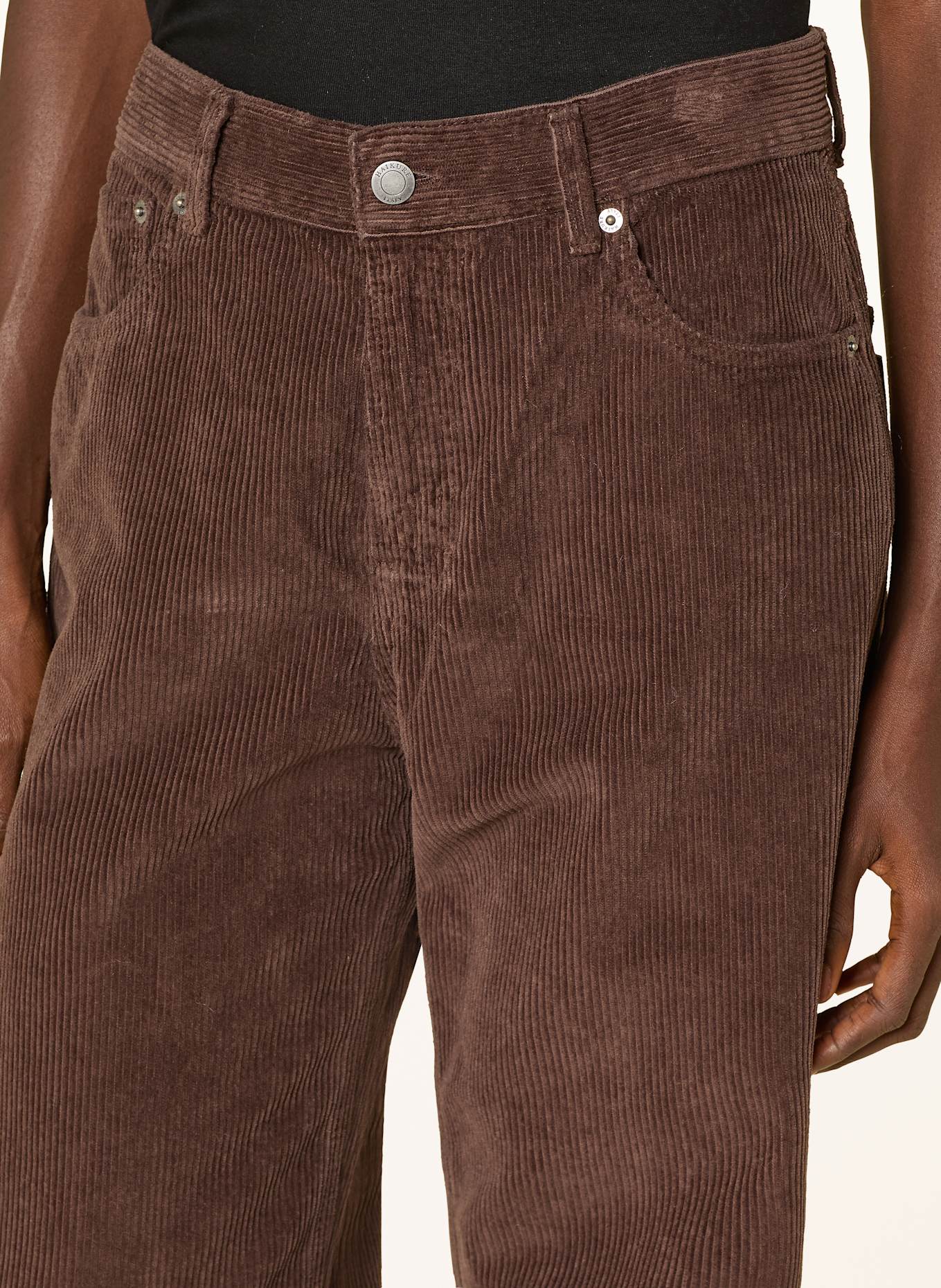 HAIKURE Cordhose KOREA: DUNKELBRAUN