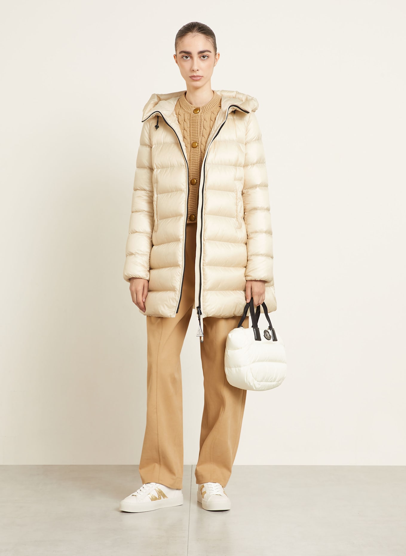 MONCLER Daunenjacke SUYENNE: ECRU