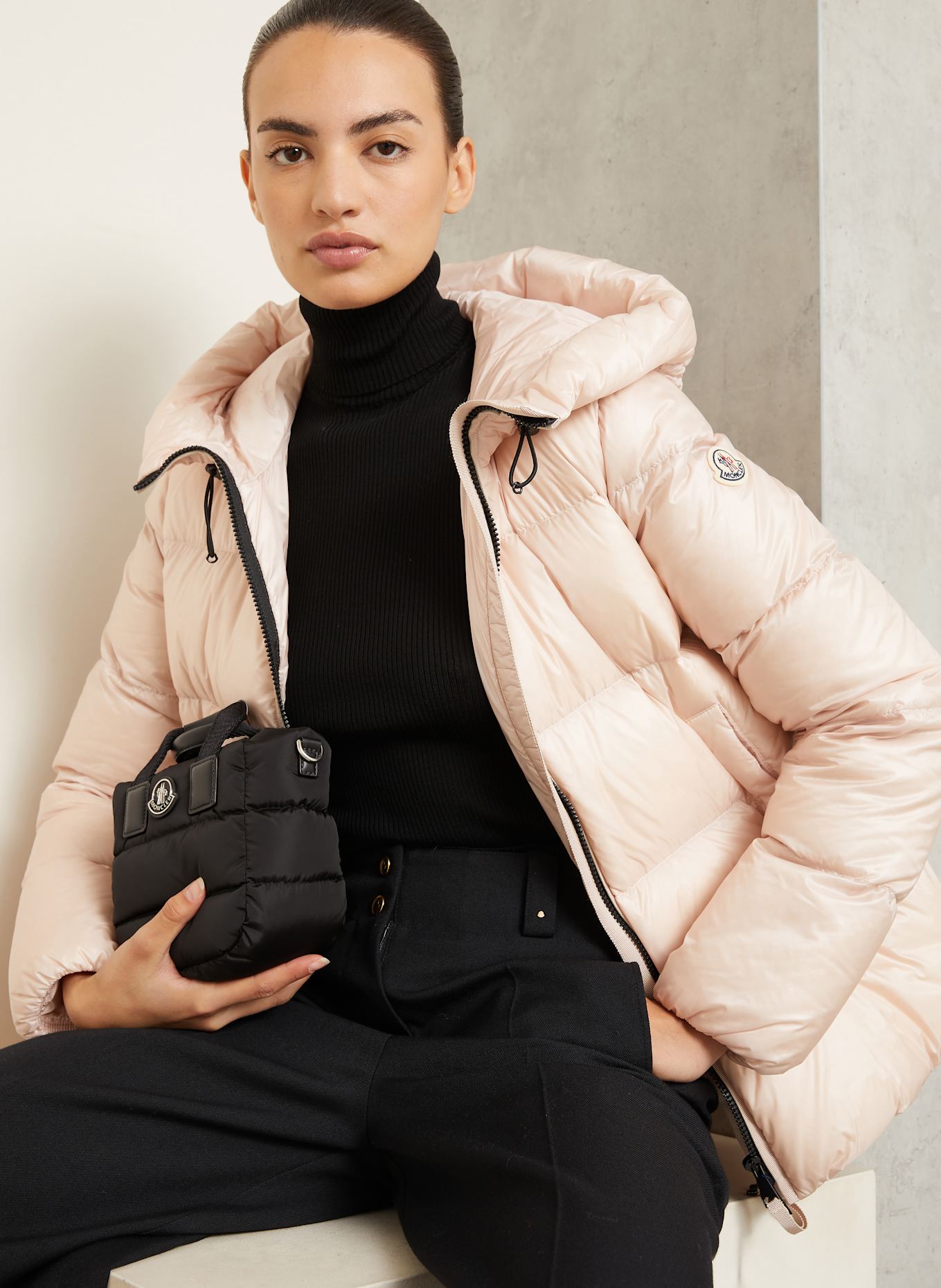 MONCLER Daunenjacke SERITTES: HELLROSA