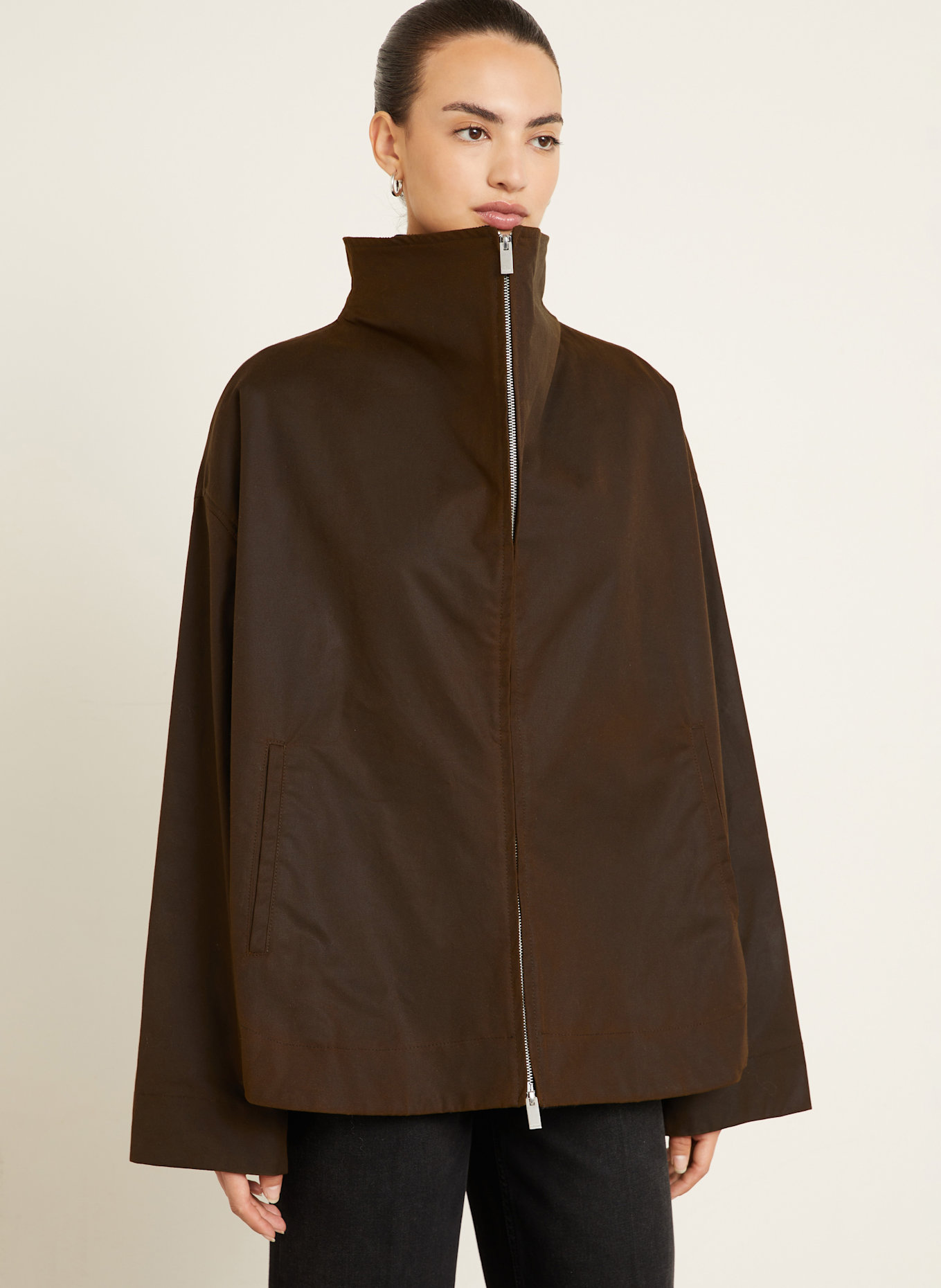 TOTEME Jacke: DUNKELBRAUN