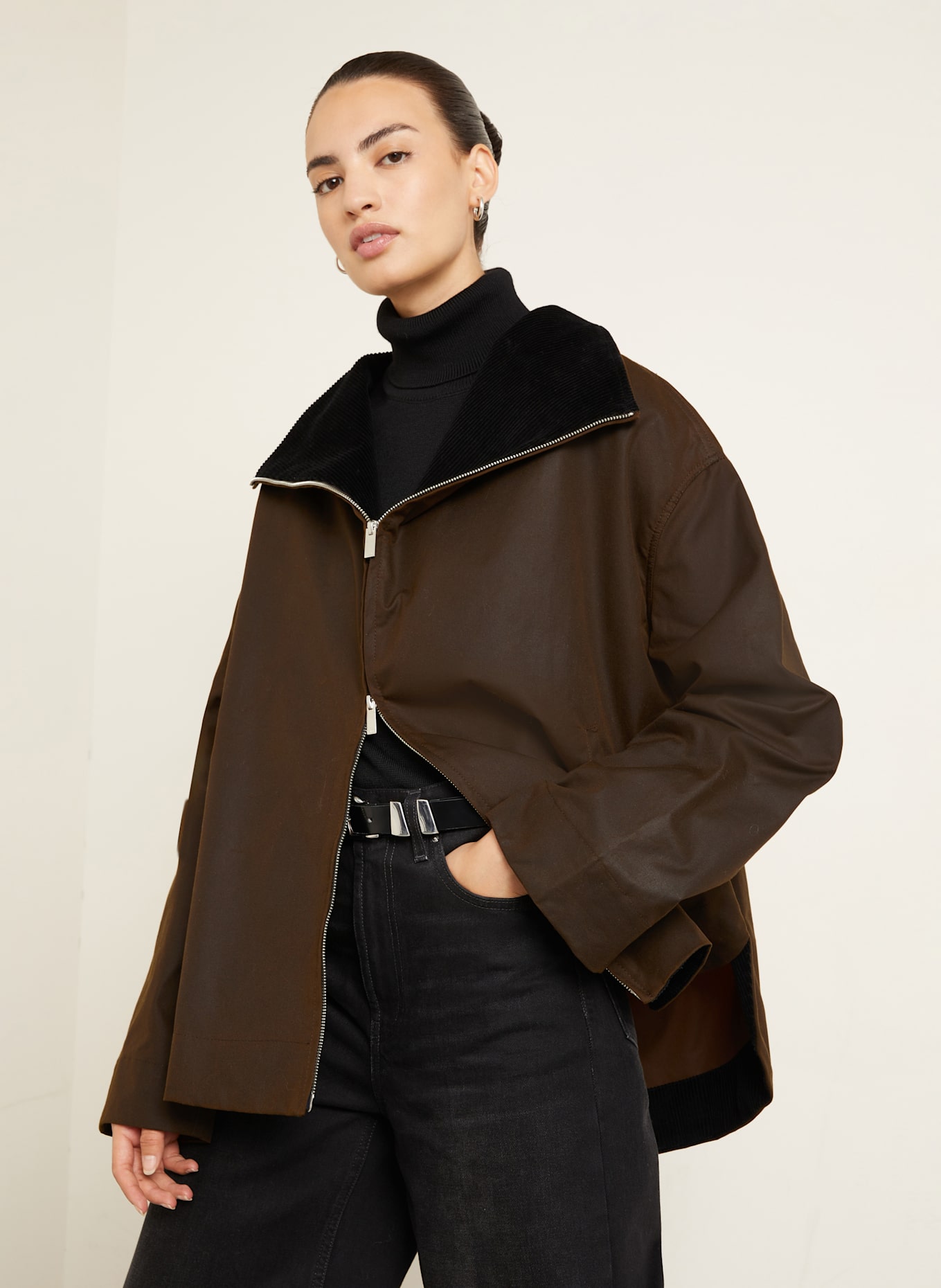 TOTEME Jacke: DUNKELBRAUN