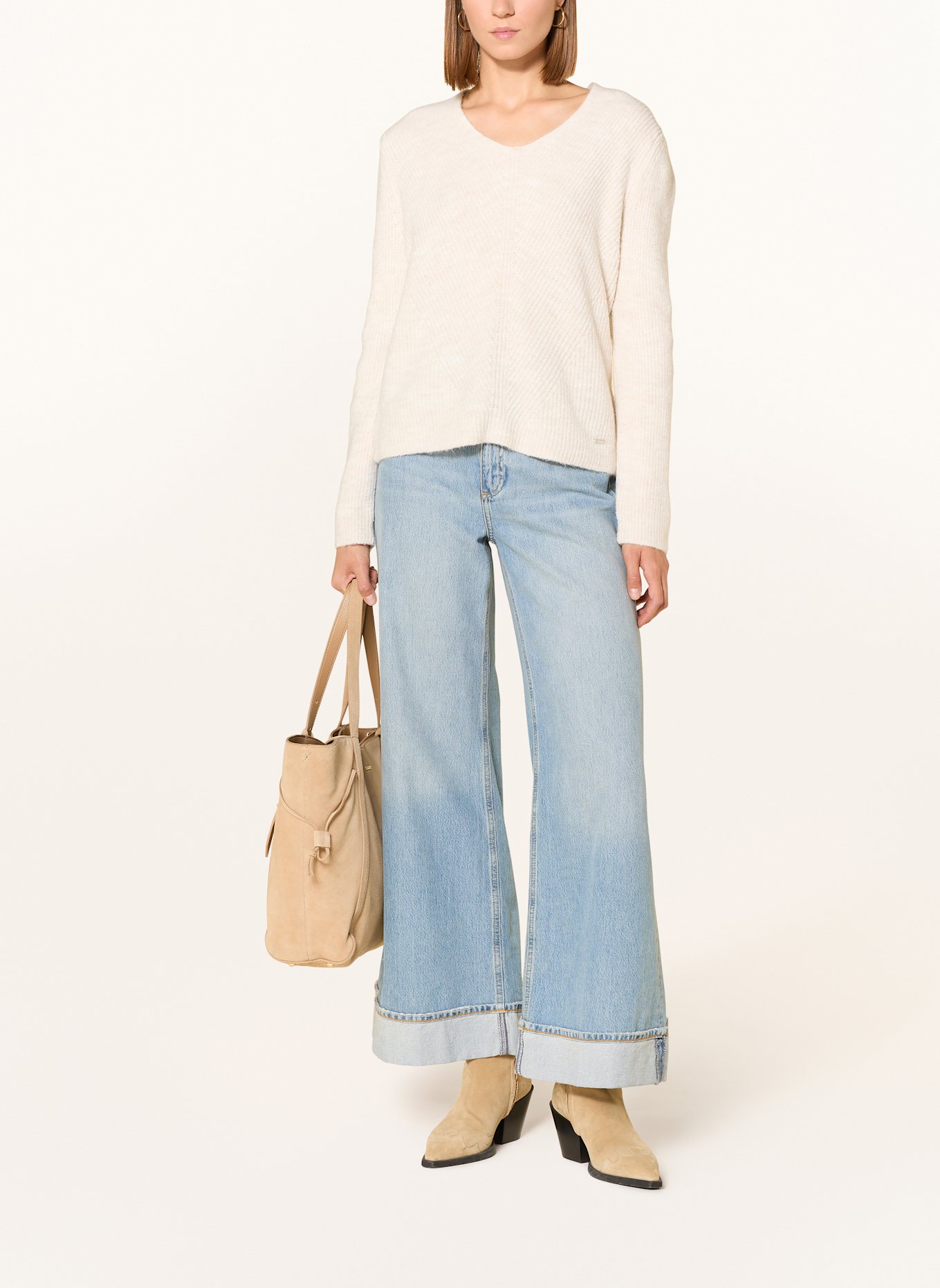 MORE & MORE Pullover: ECRU