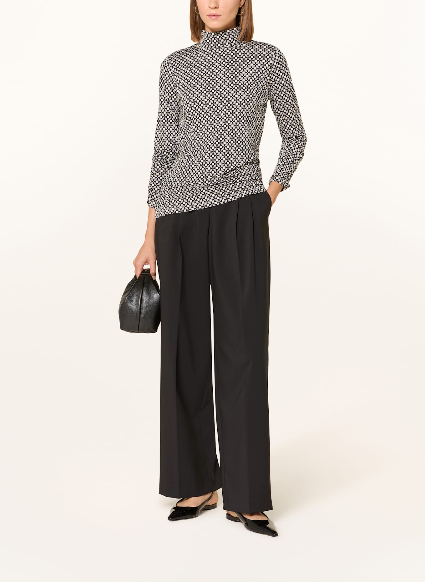 MORE & MORE Longsleeve: SCHWARZ / GRAU / WEISS