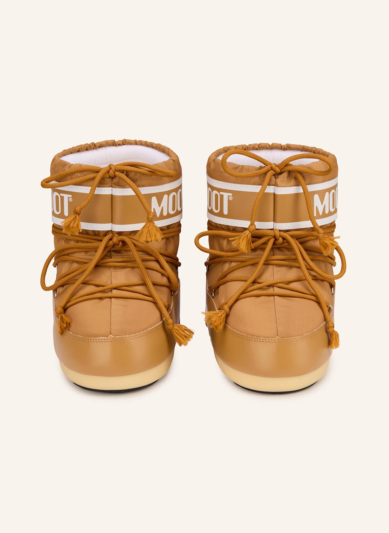 MOON BOOT Moon Boots ICON LOW: COGNAC / WEISS