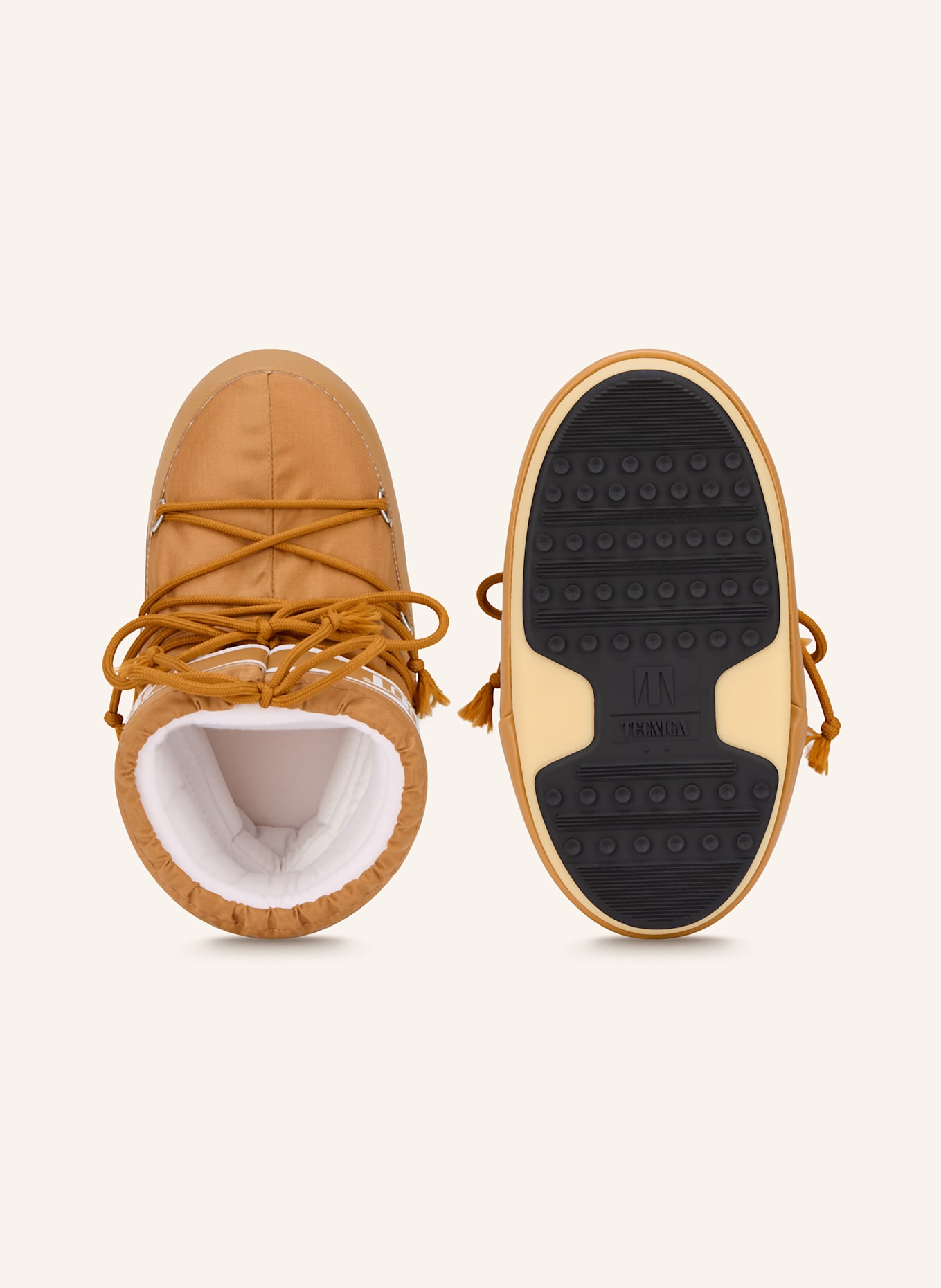 MOON BOOT Moon Boots ICON LOW: COGNAC / WEISS