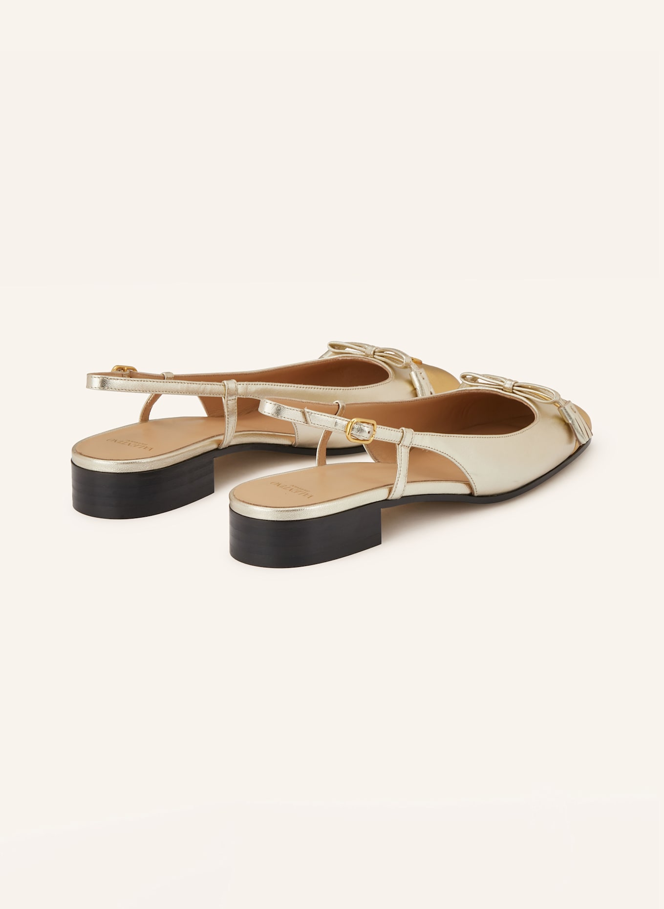 VALENTINO GARAVANI Slingballerinas VG VALET DU ROI: GOLD