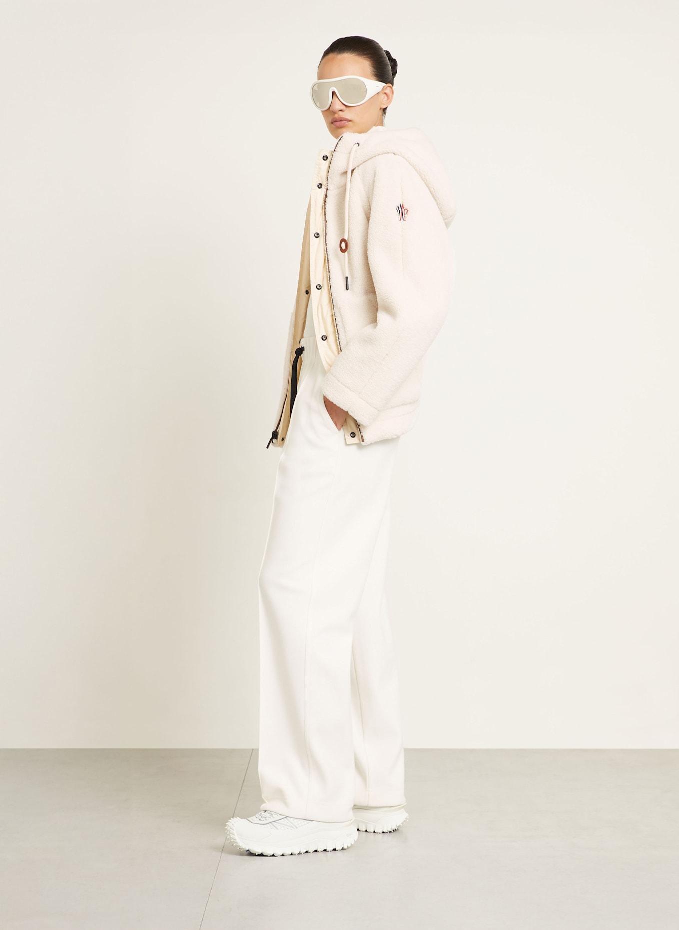 MONCLER GRENOBLE Hose im Jogging-Stil: ECRU