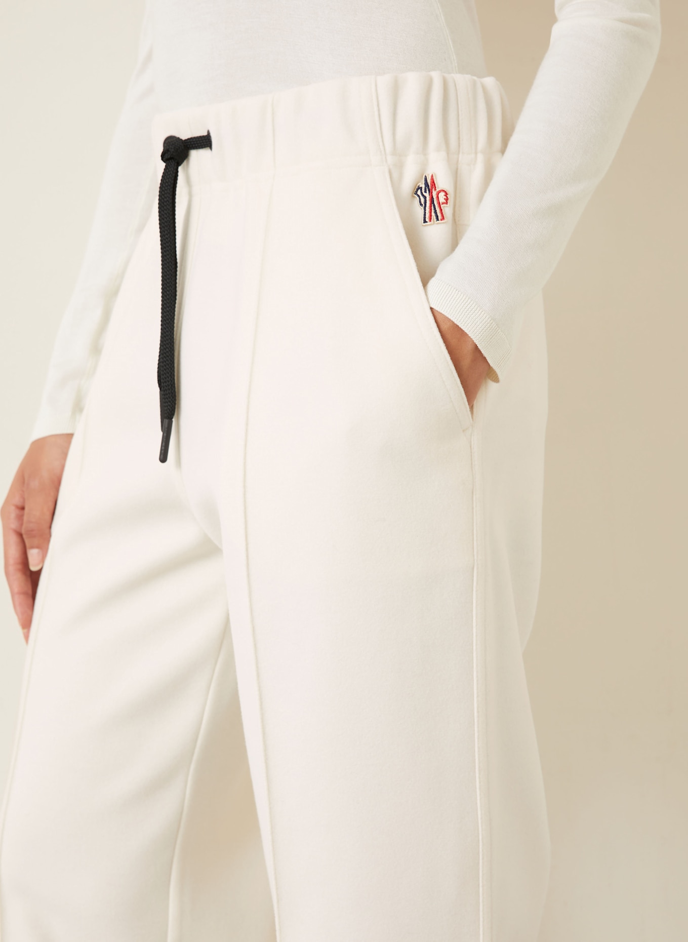 MONCLER GRENOBLE Hose im Jogging-Stil: ECRU