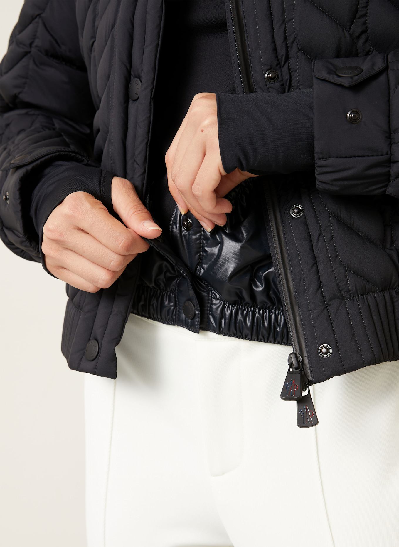 MONCLER GRENOBLE Daunenjacke ANAGA: SCHWARZ