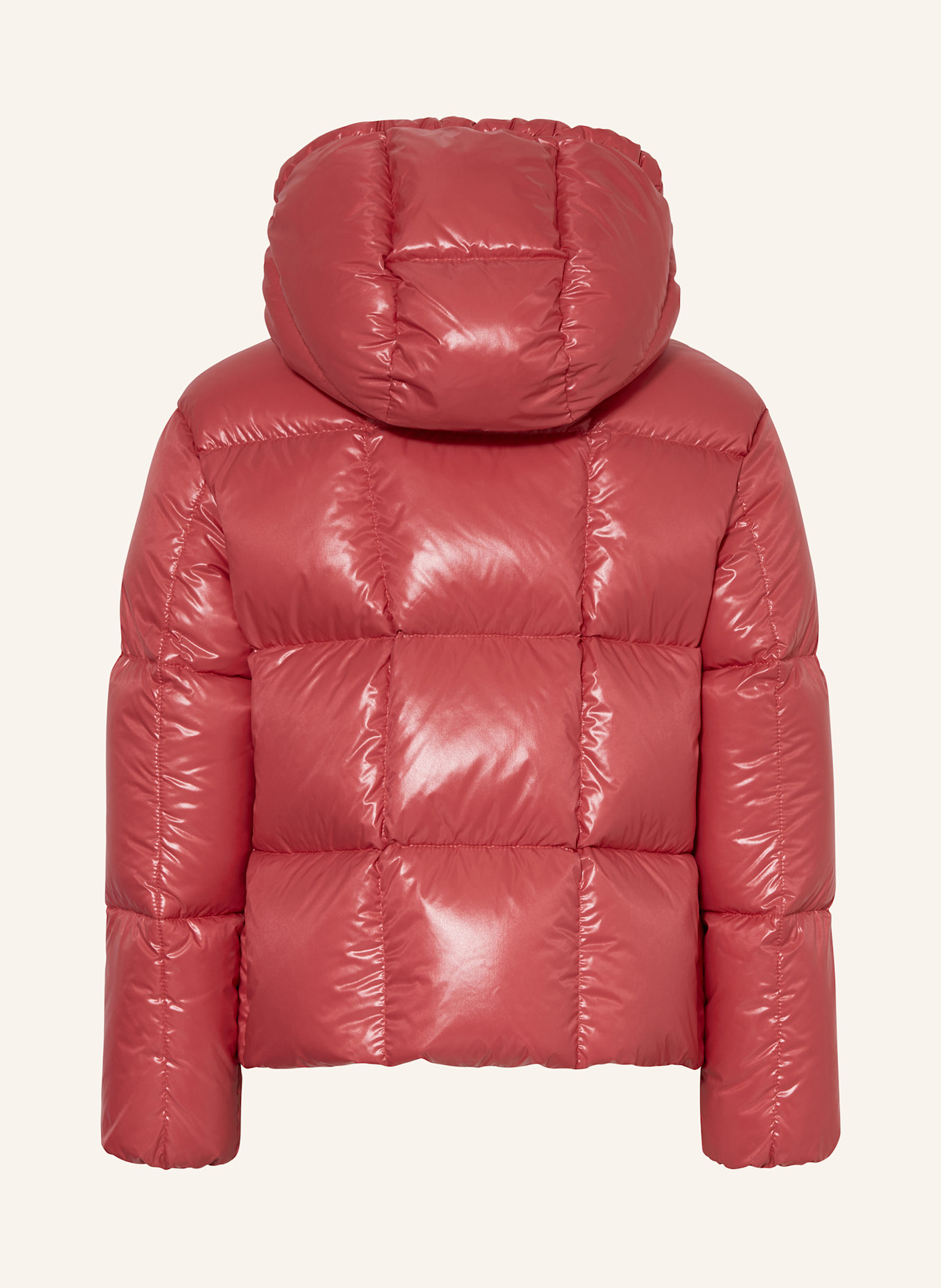 MONCLER enfant Kurtka puchowa PARANA z odpinanym kapturem: MOCNORÓŻOWY