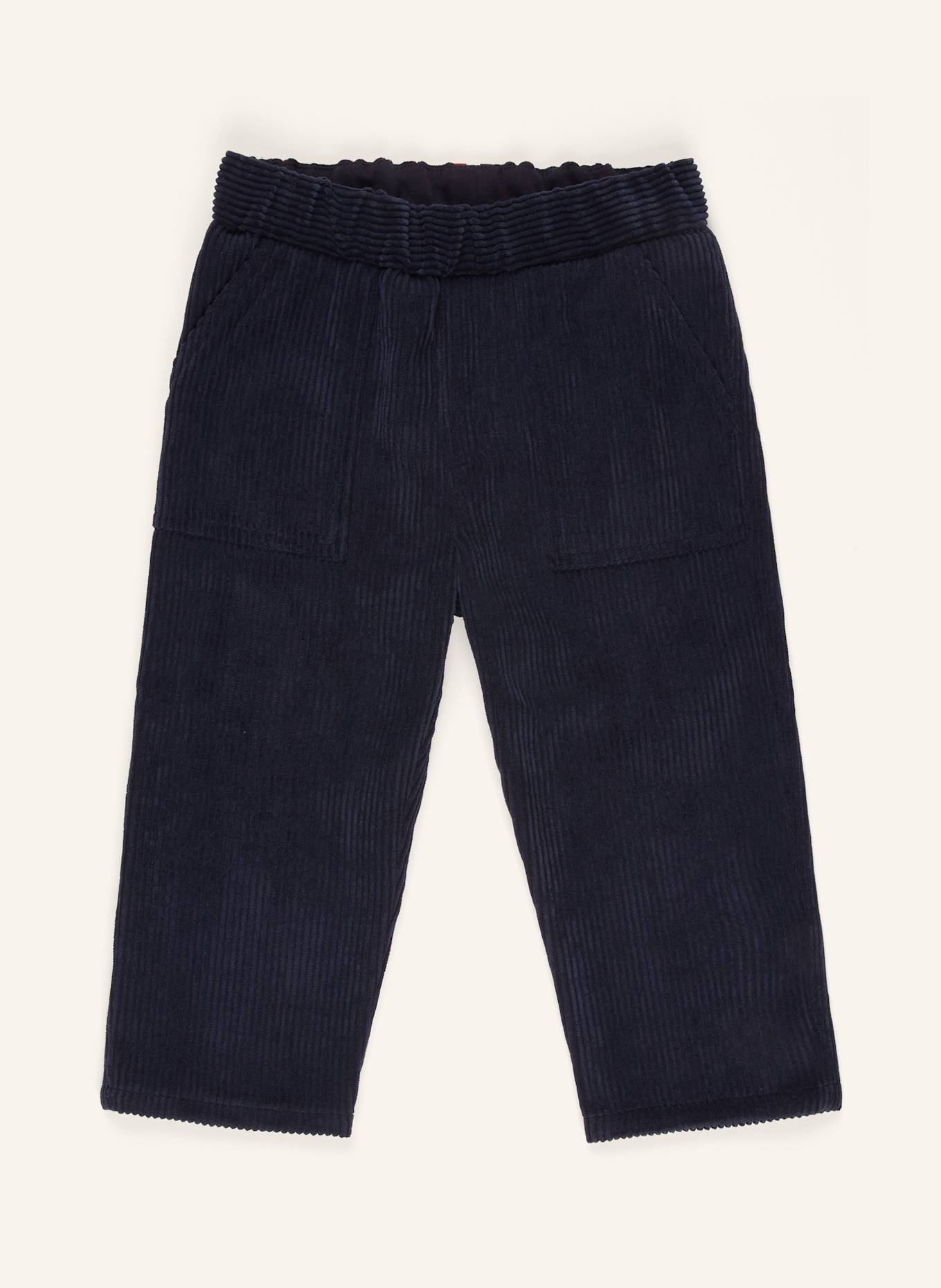 MONCLER enfant Spodnie sztruksowe: GRANATOWY