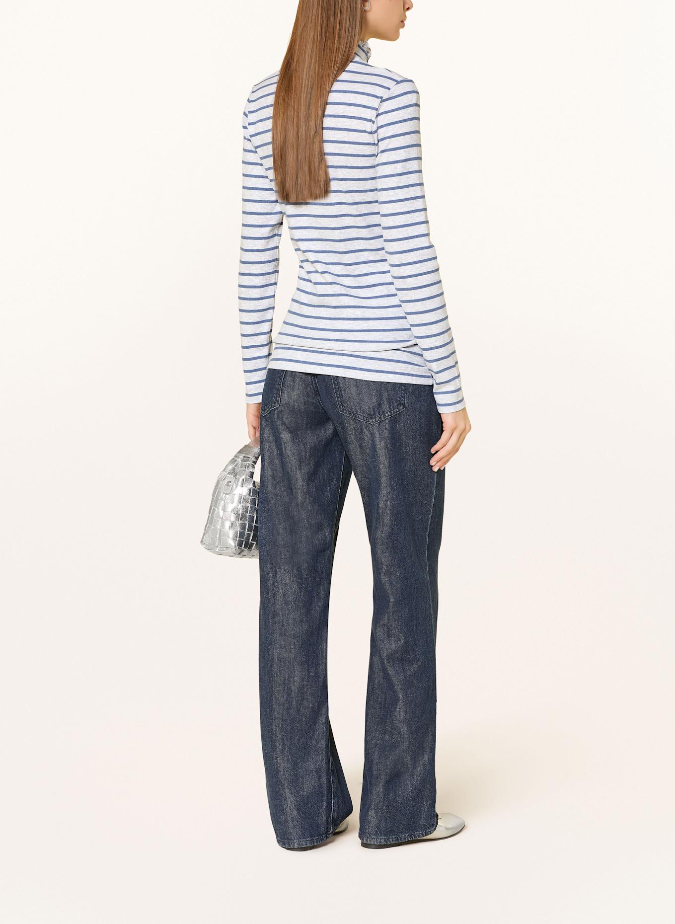 ZAÍDA Longsleeve: HELLGRAU / BLAUGRAU