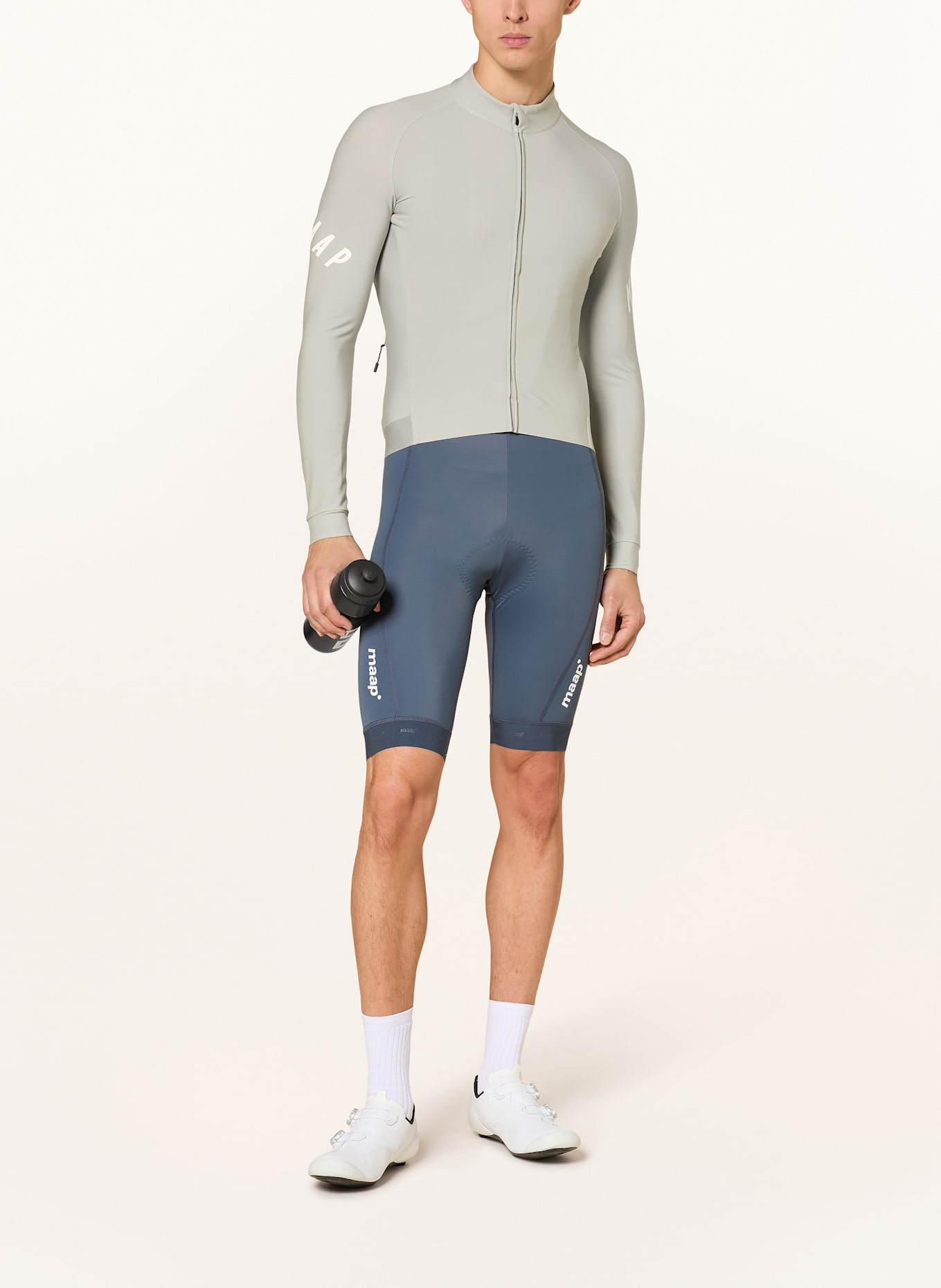 MAAP Termiczna koszulka kolarska AEON: JASNOCZARY