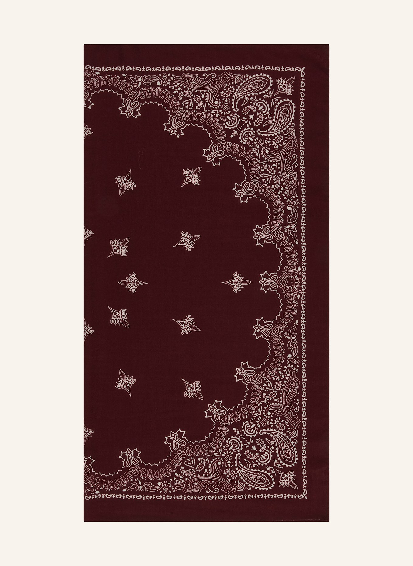 destin Tissu JUDI: ROUGE FONCÉ / BLANC