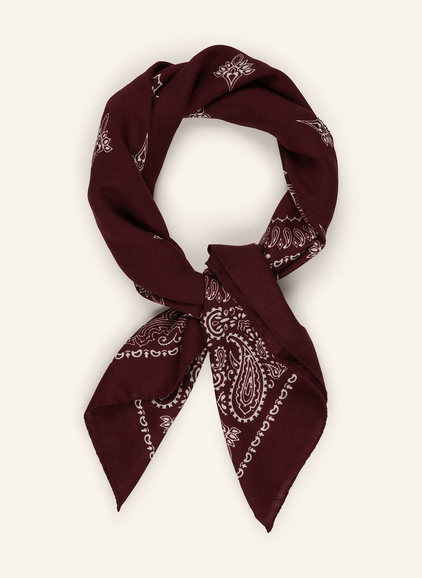 destin Tissu JUDI: ROUGE FONCÉ / BLANC