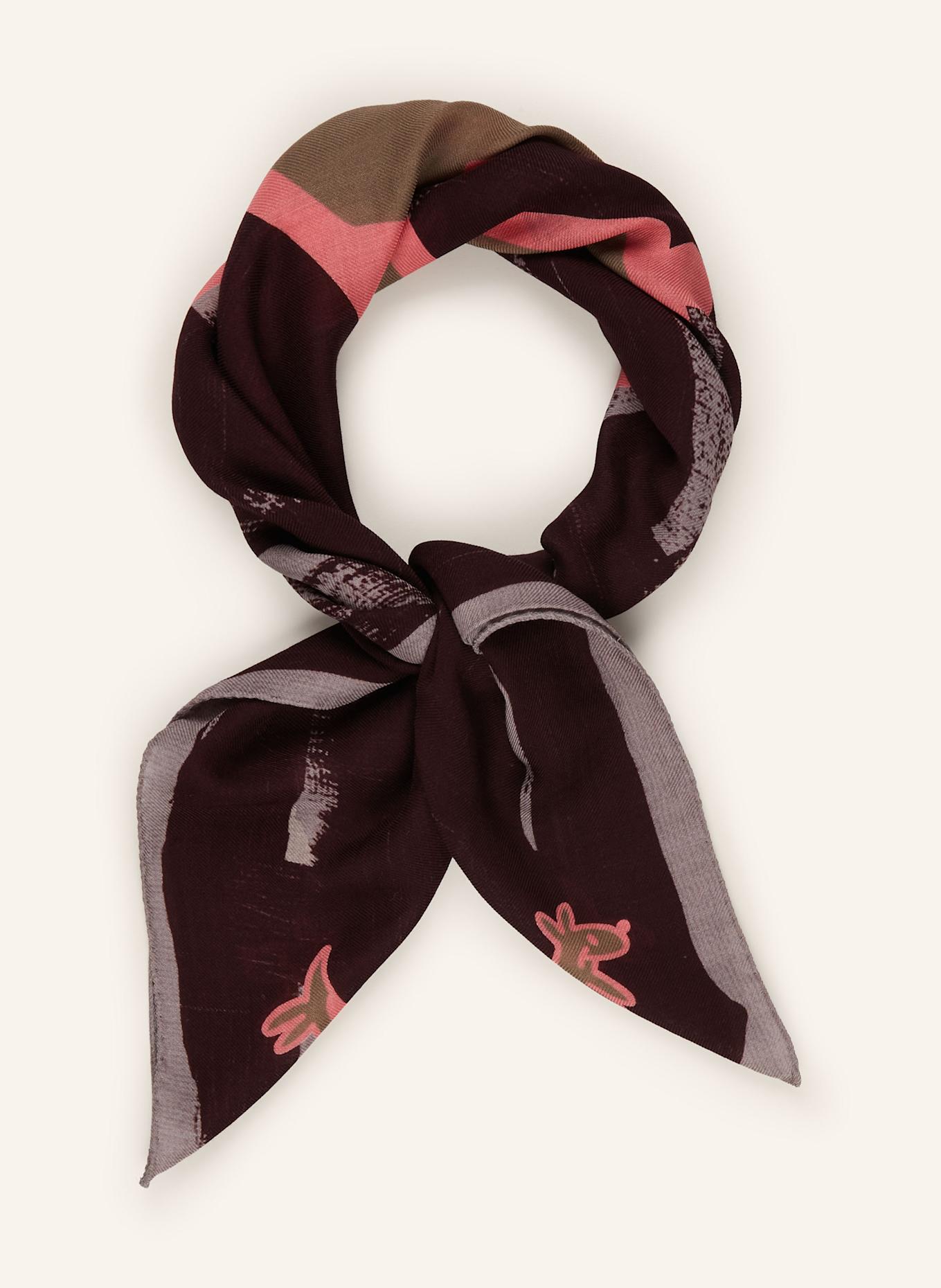 destin Tuch DTJUDY: DUNKELROT / GRAU