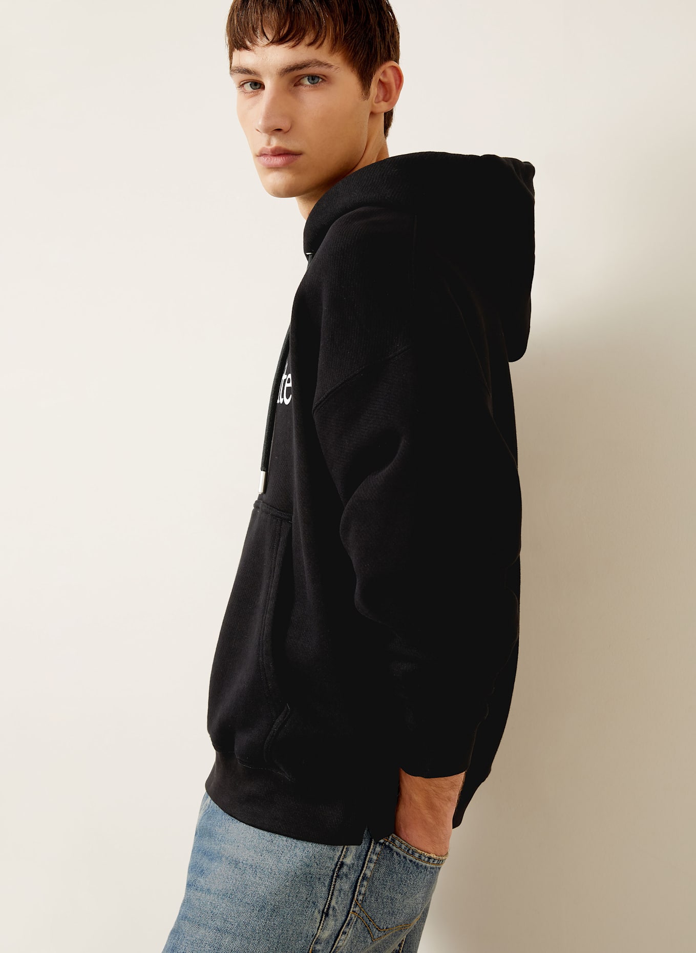 Off-White Hoodie BIG BOOKISH SKATE: SCHWARZ / WEISS