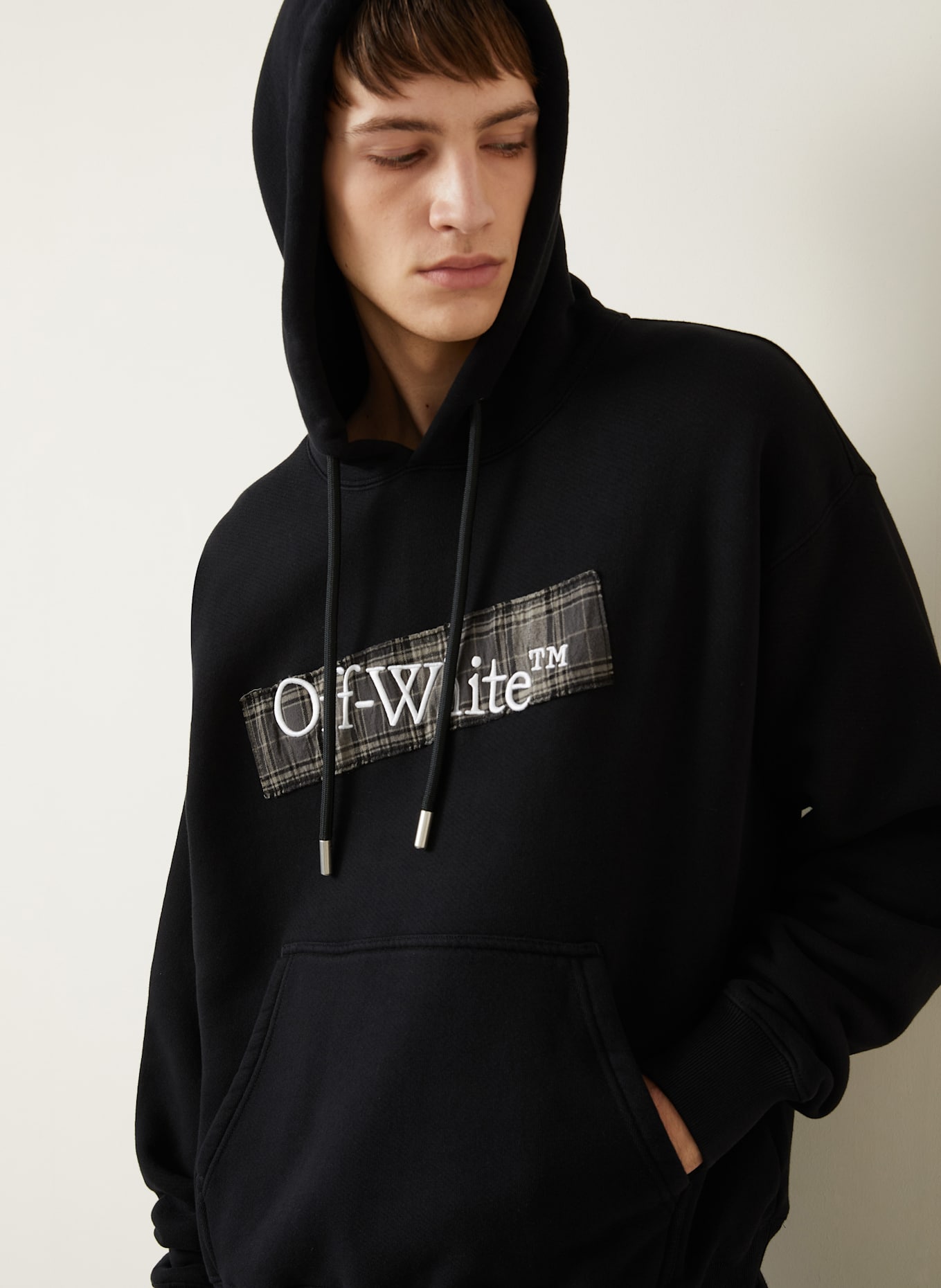 Off-White Bluza z kapturem: CZARNY