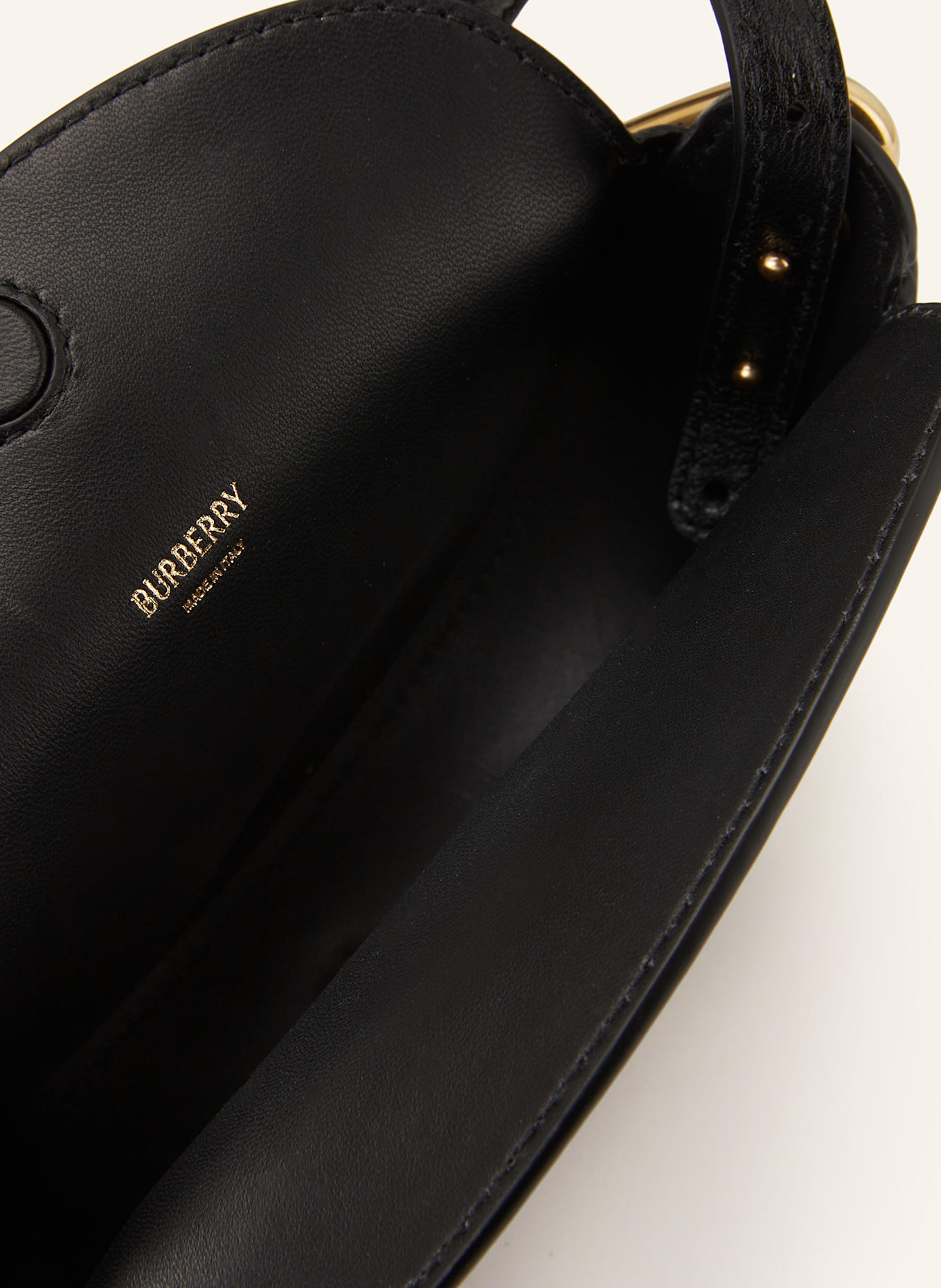 BURBERRY Clutch BRIDLE: SCHWARZ