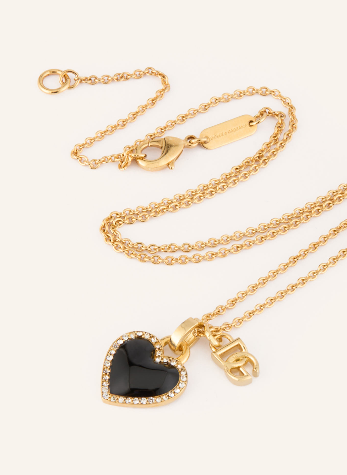 DOLCE & GABBANA Halskette: GOLD / SCHWARZ